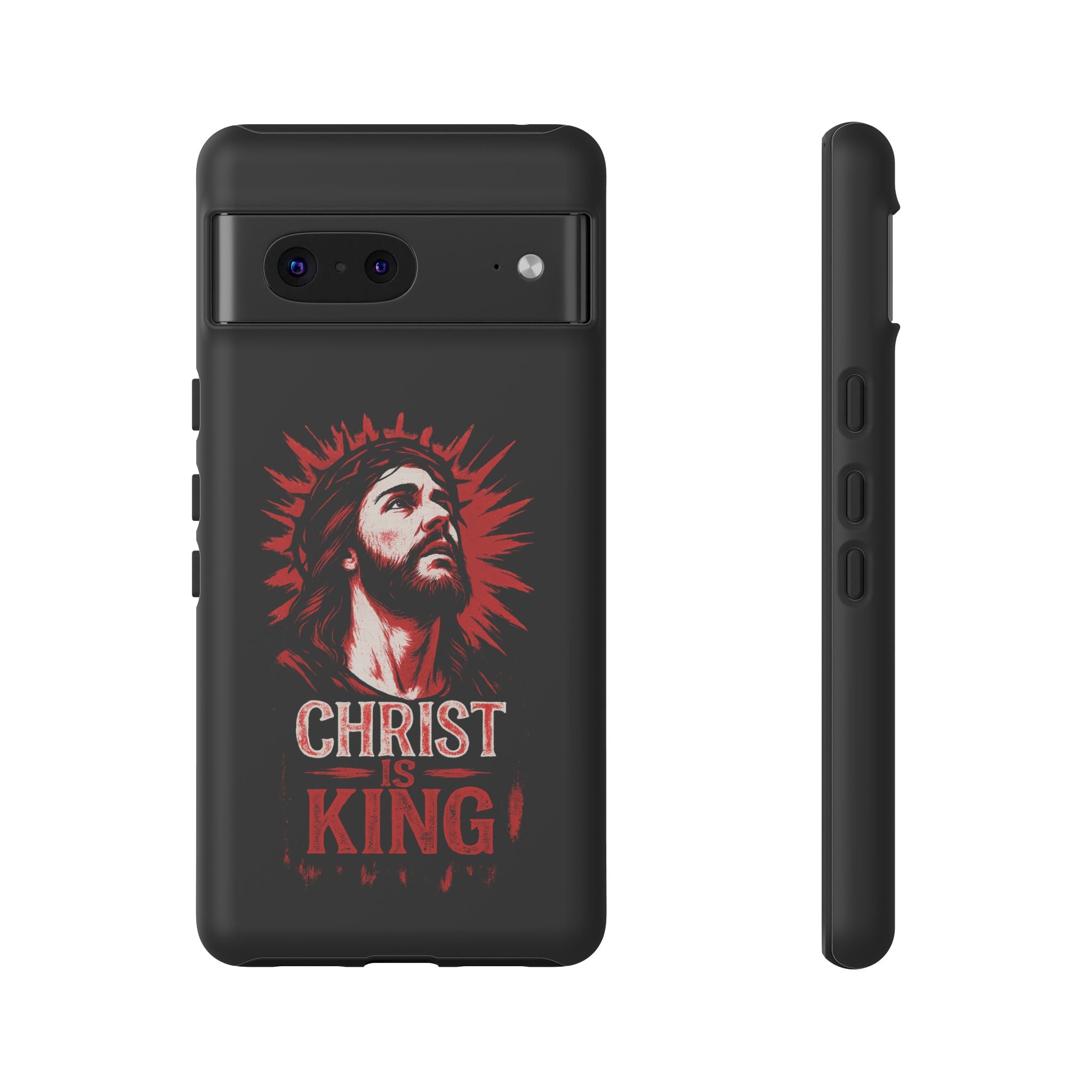 Christ is King Phone Case, Tough Phone Cover for Christian Faith