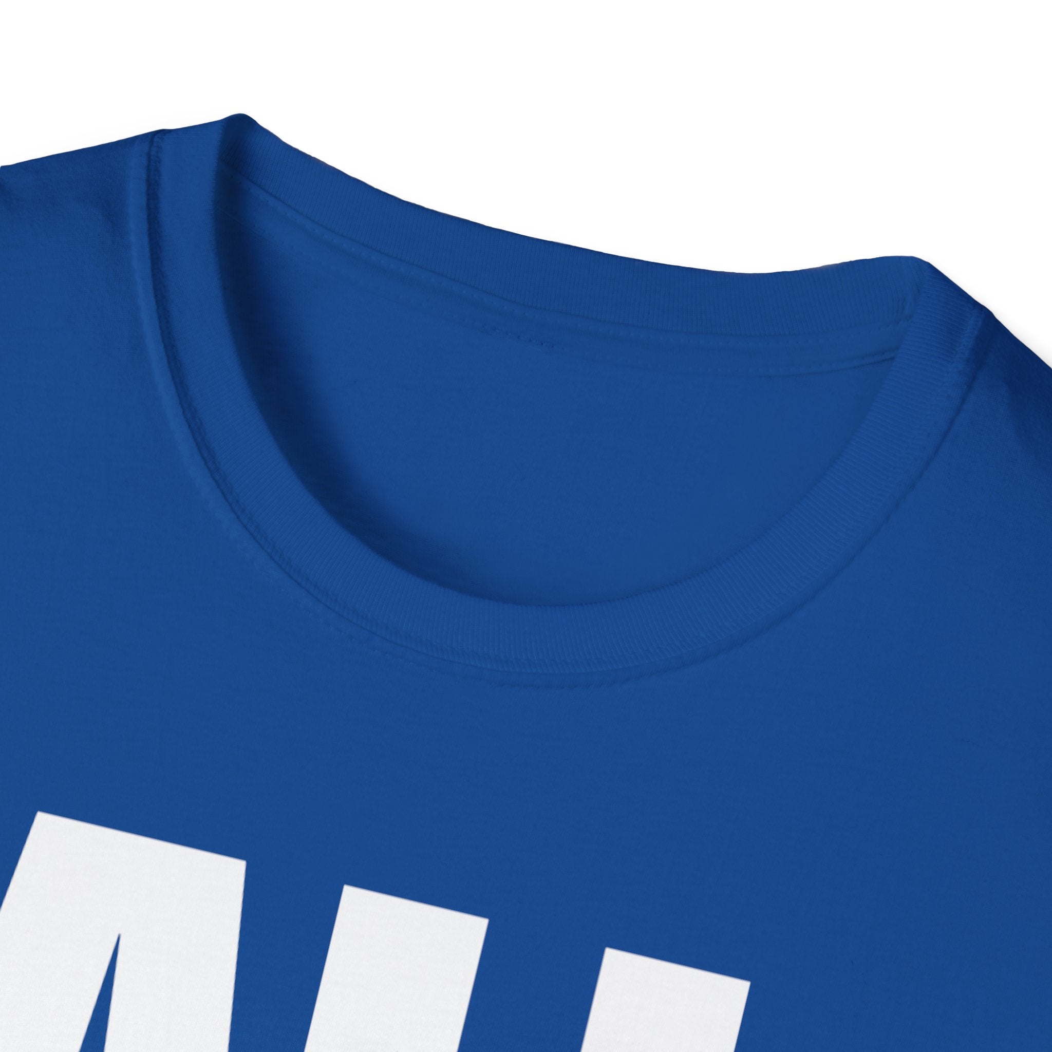 All Lives Matter White Text Softstyle Cotton Shirt T-Shirt