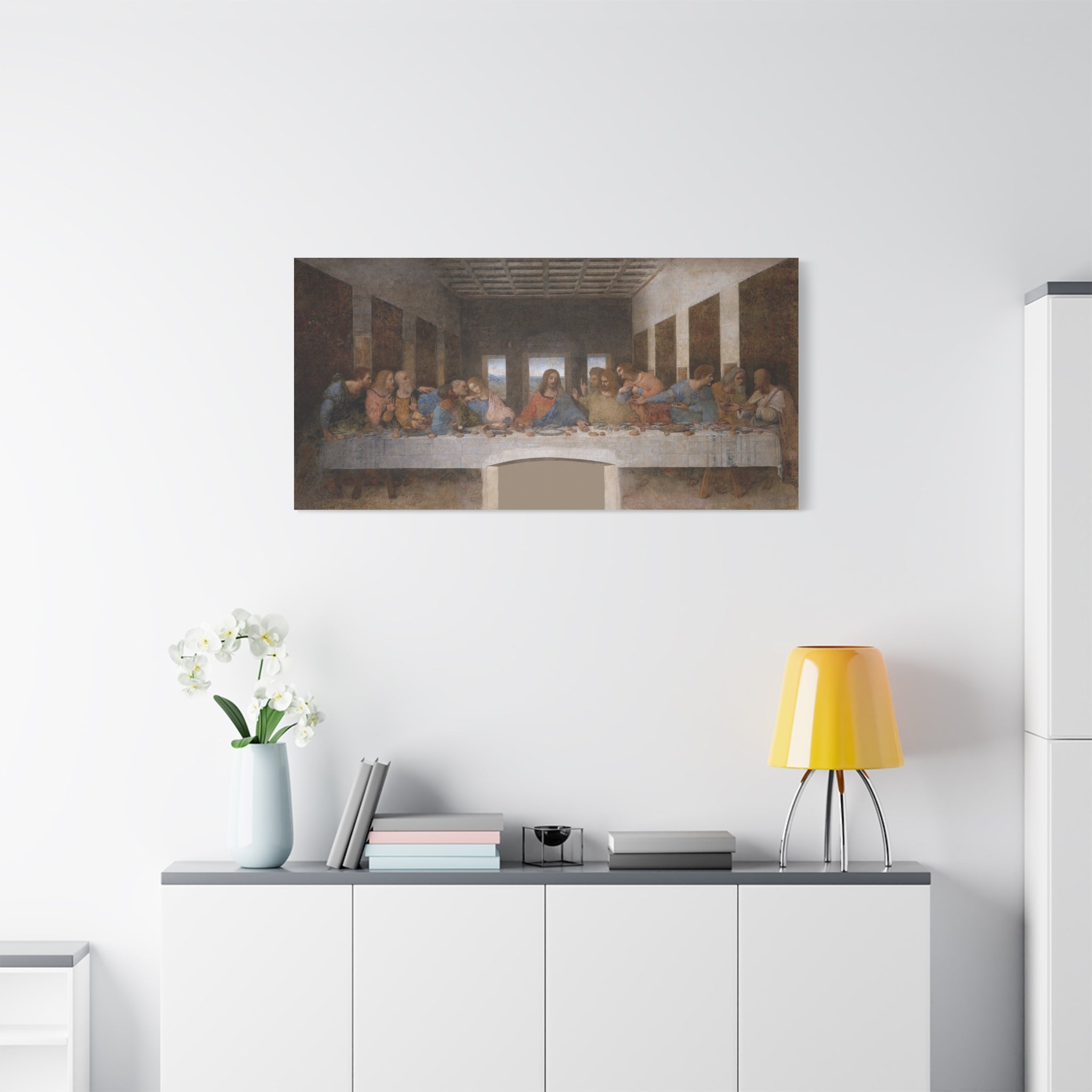 The Last Supper Canvas Religious Wall Art Print, Matte Canvas, Home Decoration, Gift for Art Lovers