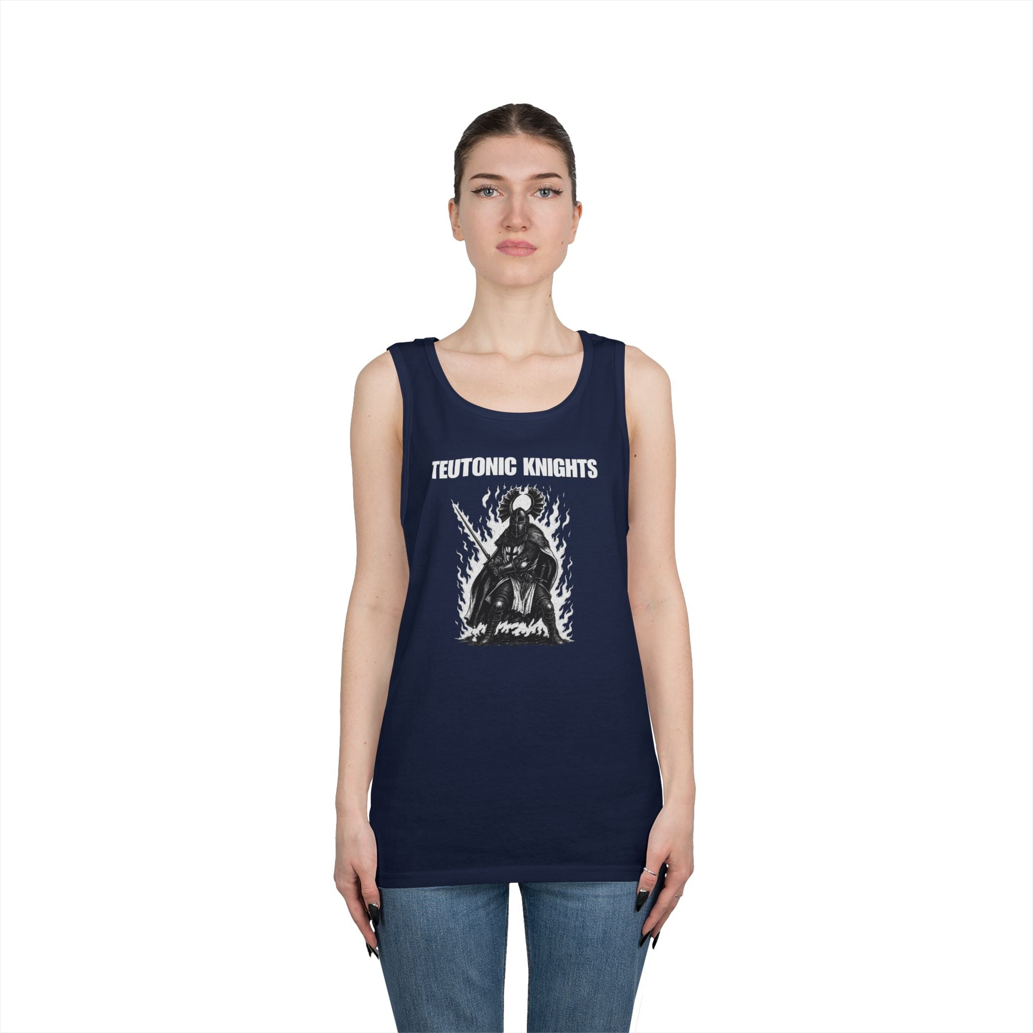 Teutonic Knights Graphic Heavy Cotton Tank Top