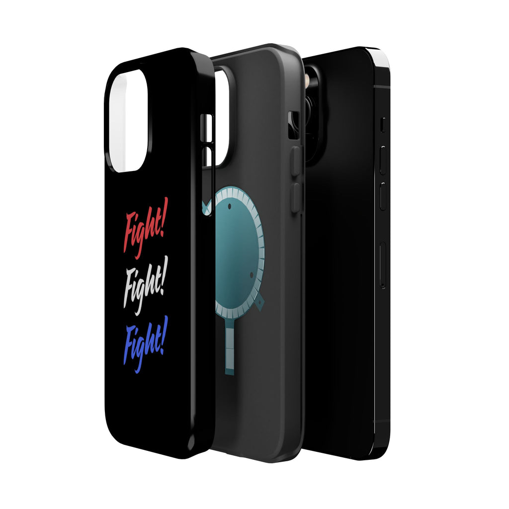 Magnetic Phone Cases, Motivational Phone Cover, Fight! Fight! Fight! Case, Personalized Phone Accessory, Unique Gift for Fighters