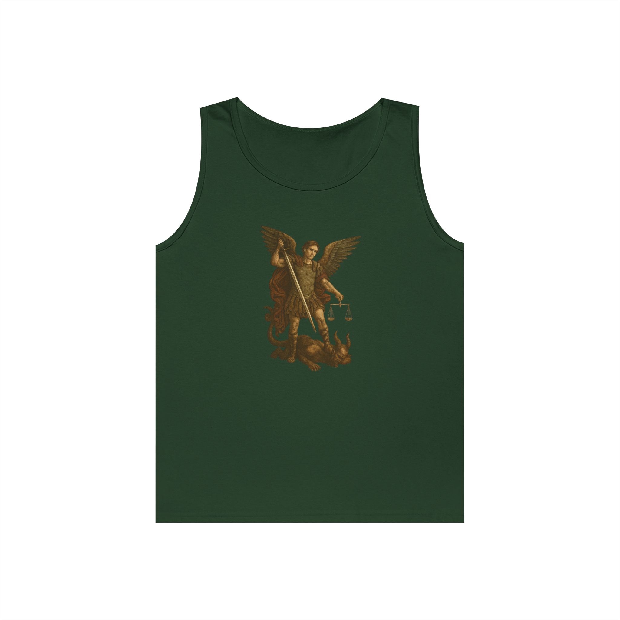 Michael The Arch Angel (No Text) Heavy Cotton Tank Top