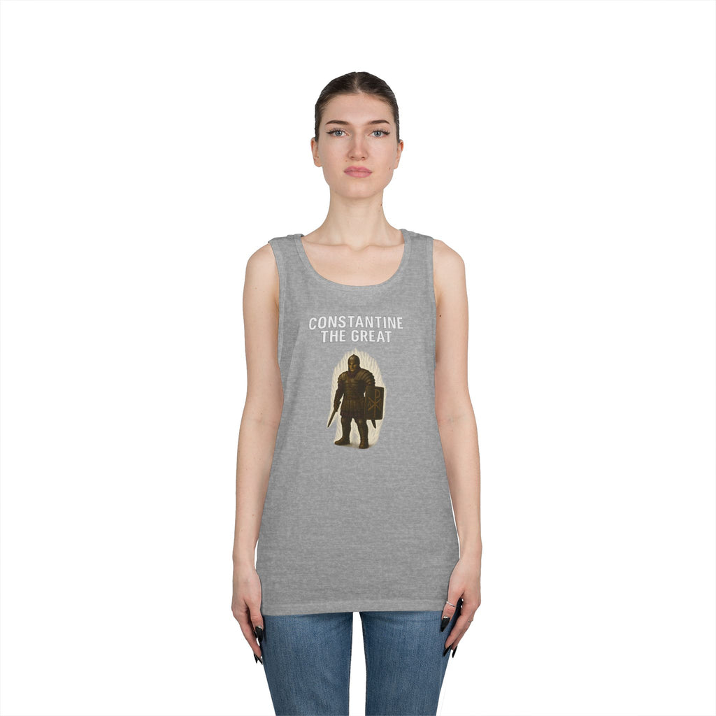 Constantine the Great Alt Design Heavy Cotton Tank Top