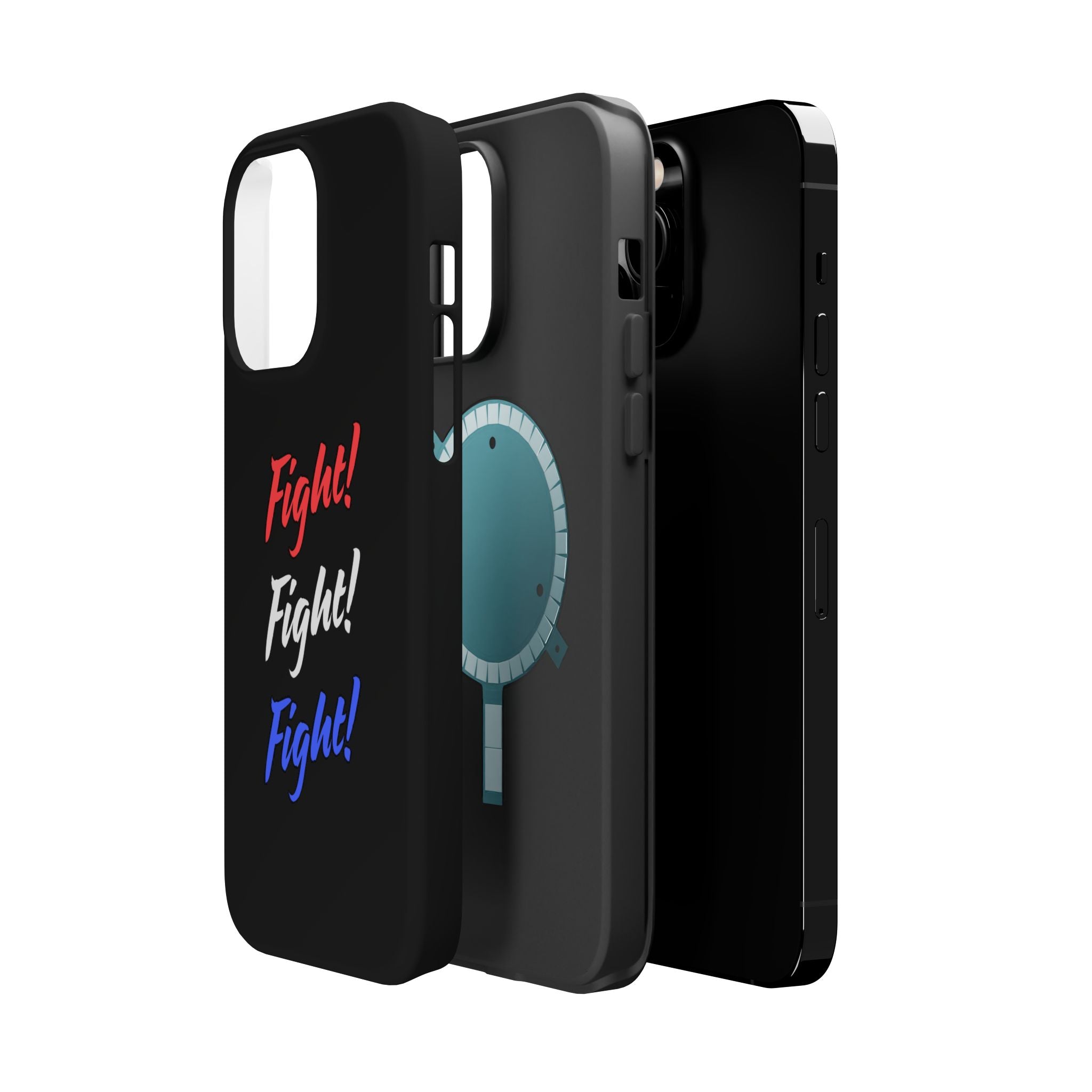 Magnetic Phone Cases, Motivational Phone Cover, Fight! Fight! Fight! Case, Personalized Phone Accessory, Unique Gift for Fighters