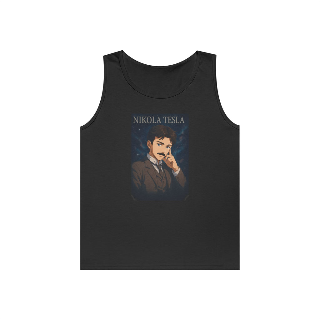 Nikola Tesla Unisex Heavy Cotton Tank Top