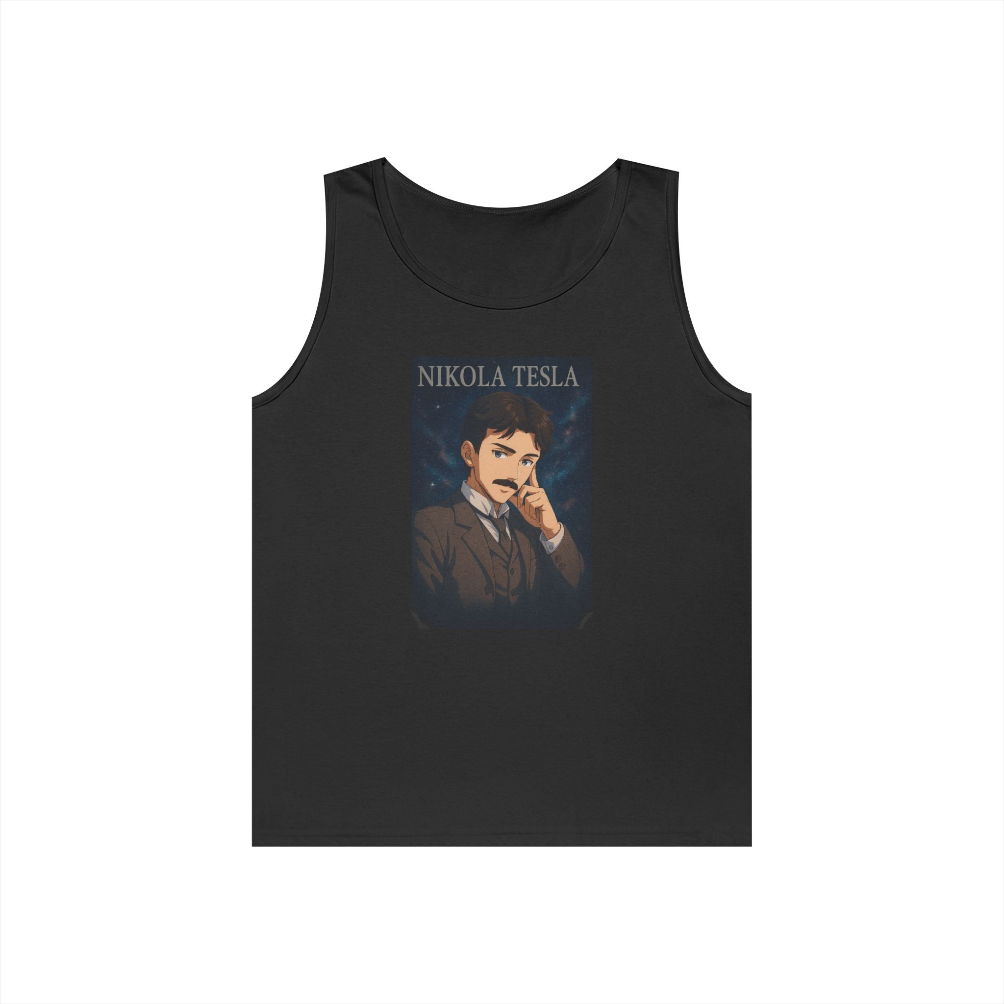 Nikola Tesla Unisex Heavy Cotton Tank Top