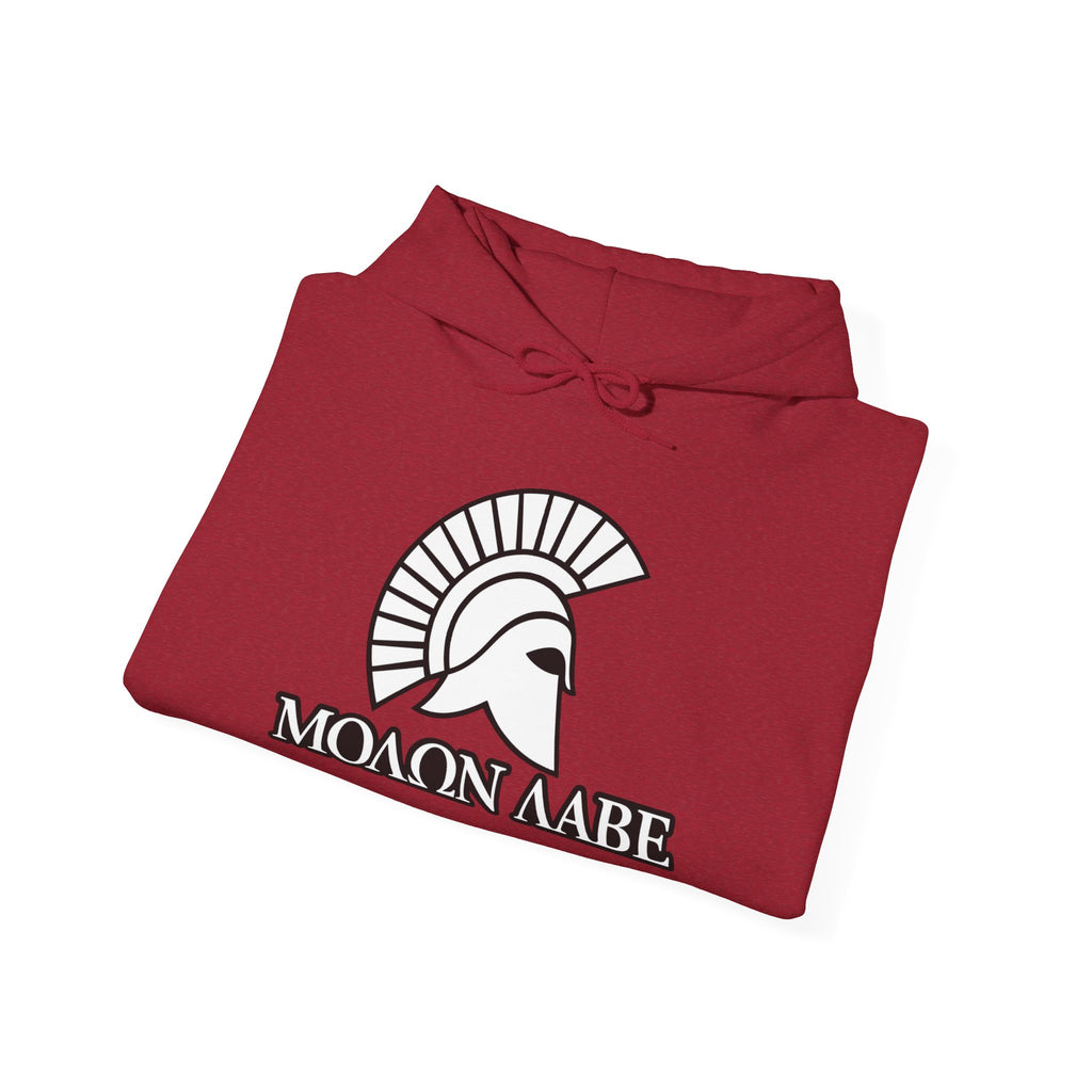 Molon Labe "Come and Take It!" in Greek Pull Over Hoodie Sweatshirt