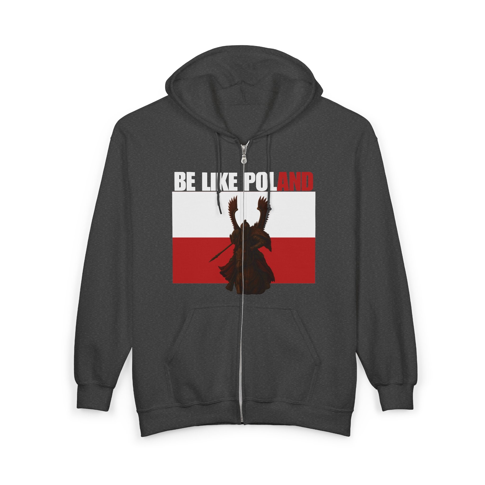 Be Like Poland Winged Hussar Zip Up Hoodie Sweatshirt