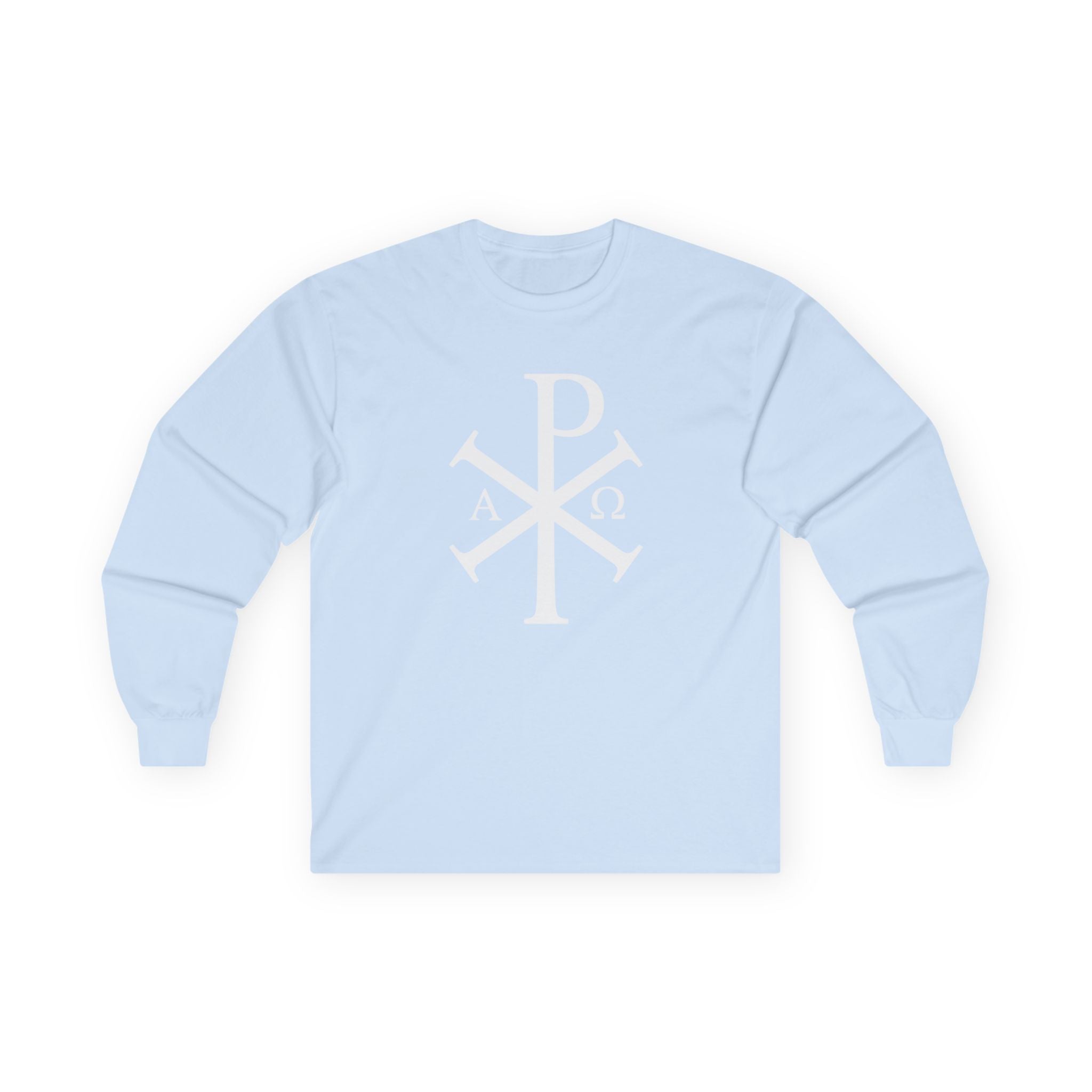 Stylish Long Sleeve T-Shirt with Pi Chi Rho Design