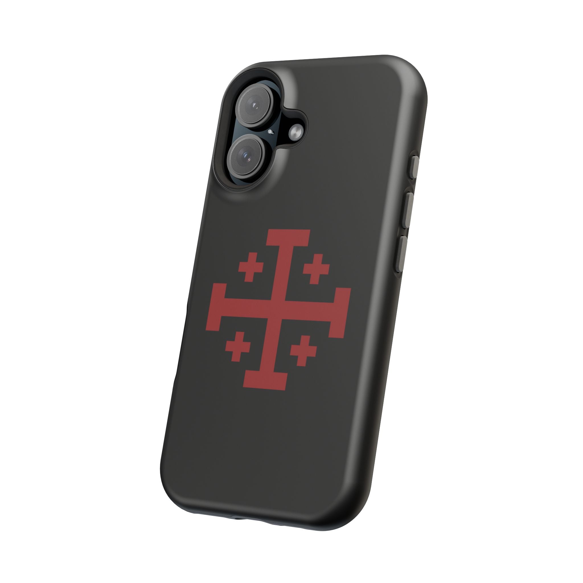 Cross Of Jerusalem Red Design Magnetic Impact-Resistant Cases