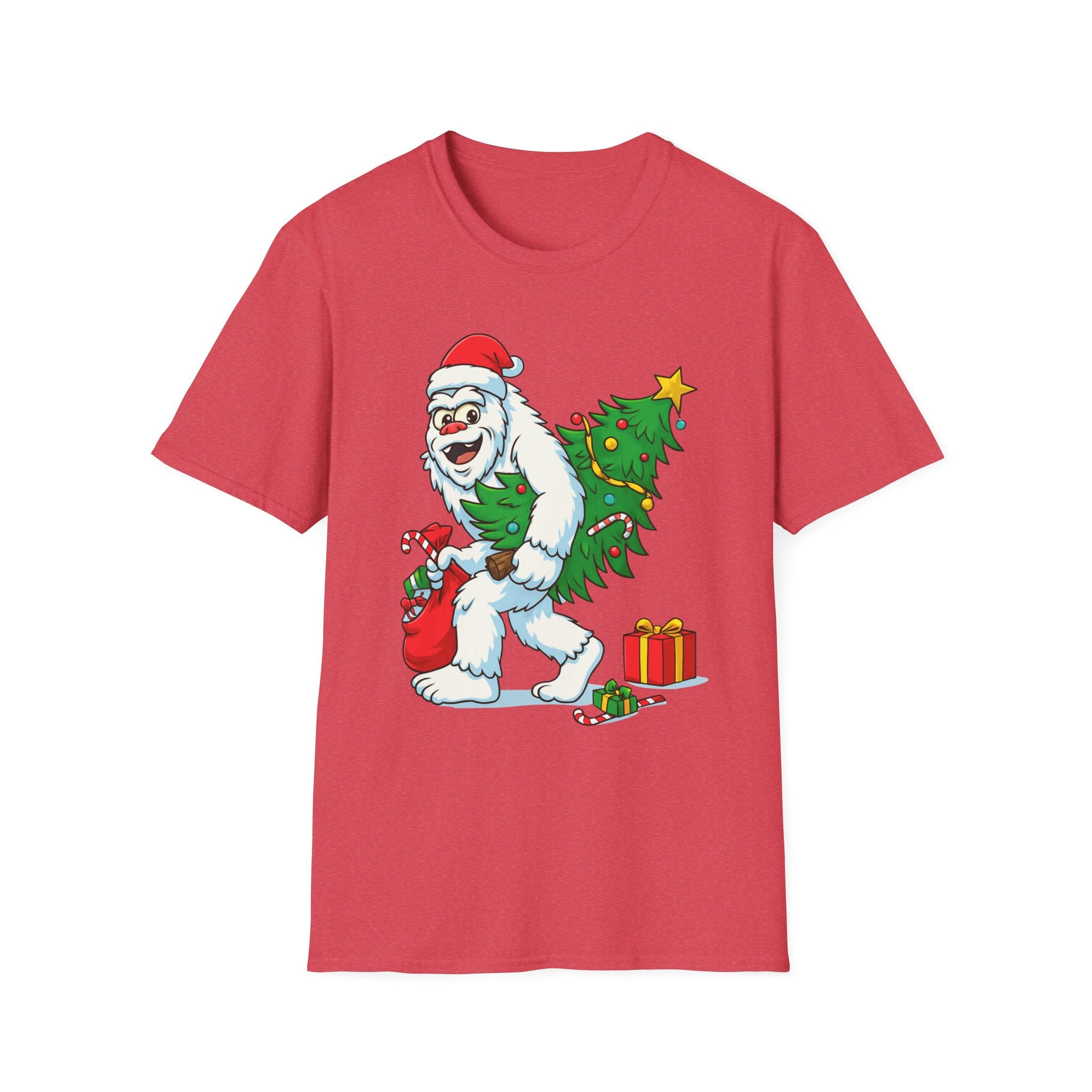 Yeti Stole Christmas T-Shirt | Funny Holiday Tee | Festive Unisex Cotton Shirt