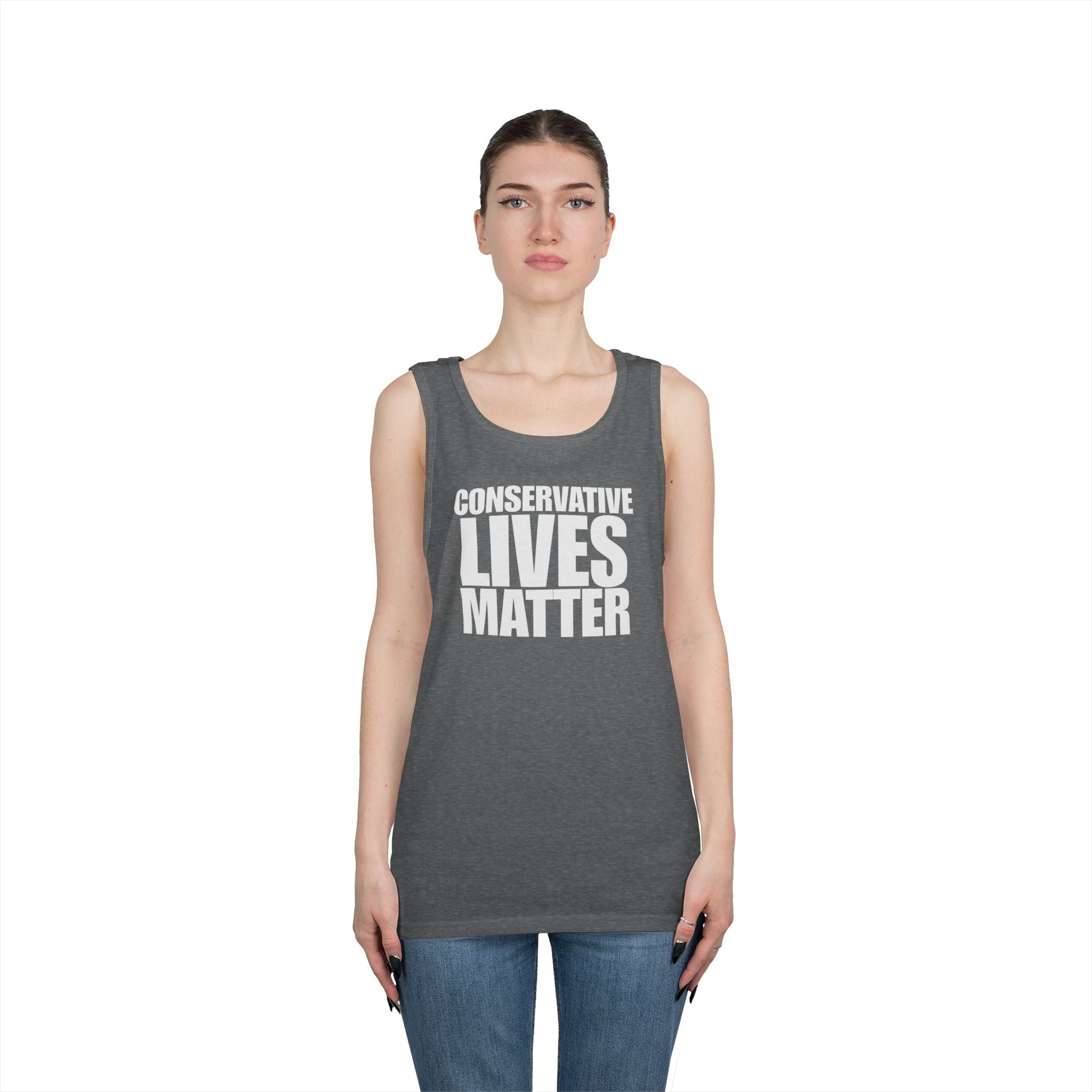 Conservative Lives Matter Heavy Cotton Tank Top