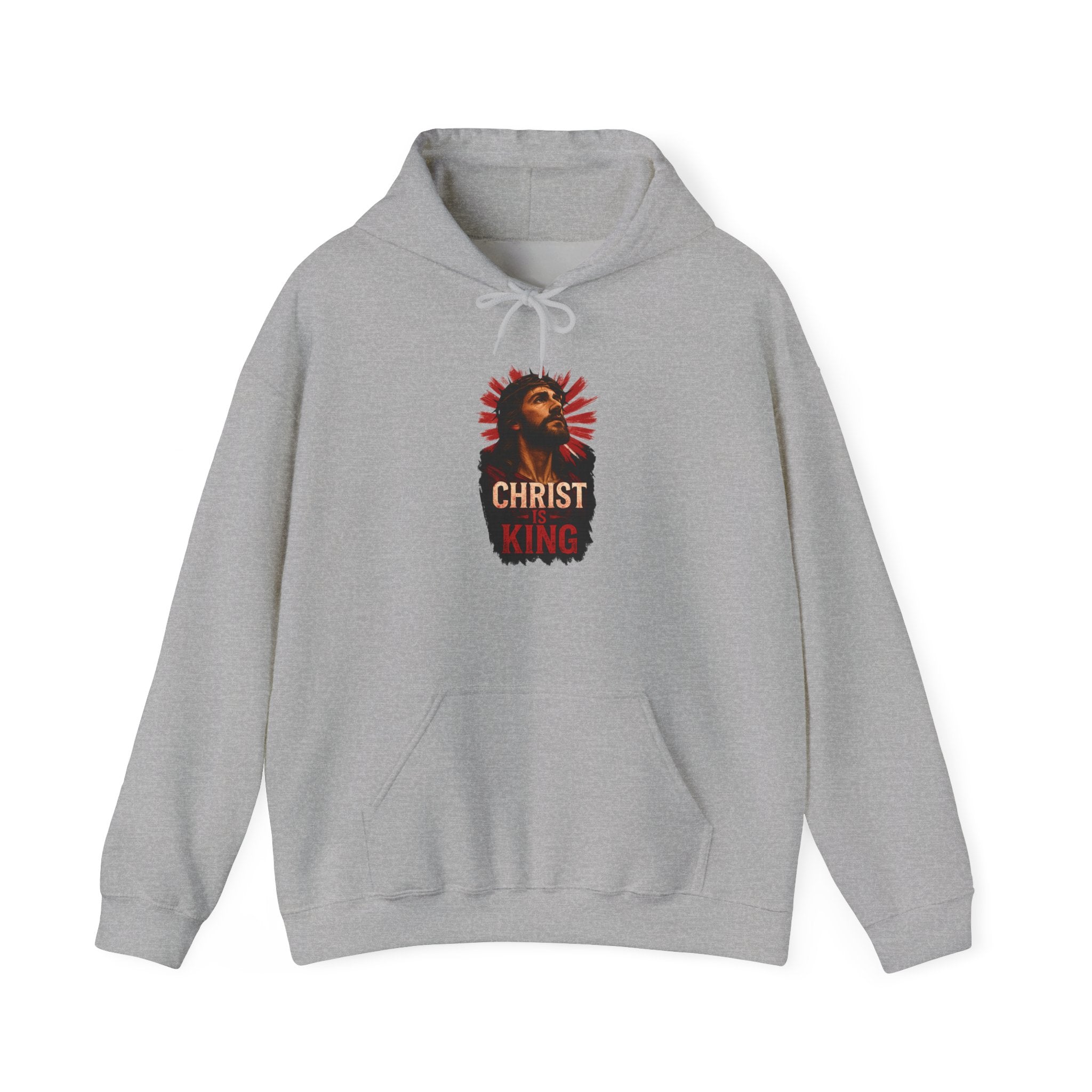 Christ Is King Unisex Hoodie, Christ Is King Hooded Sweatshirt