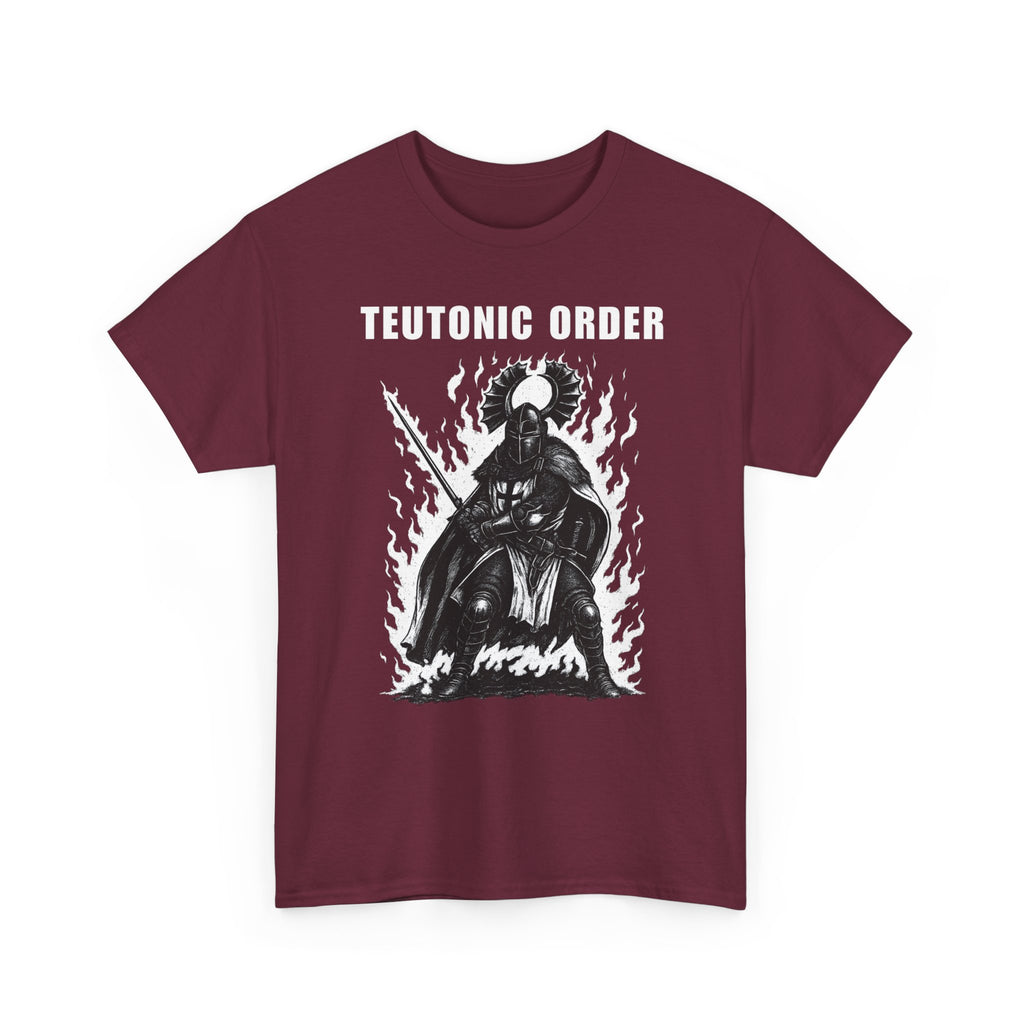 Teutonic Order Graphic Tee, Unisex Heavy Cotton Shirt