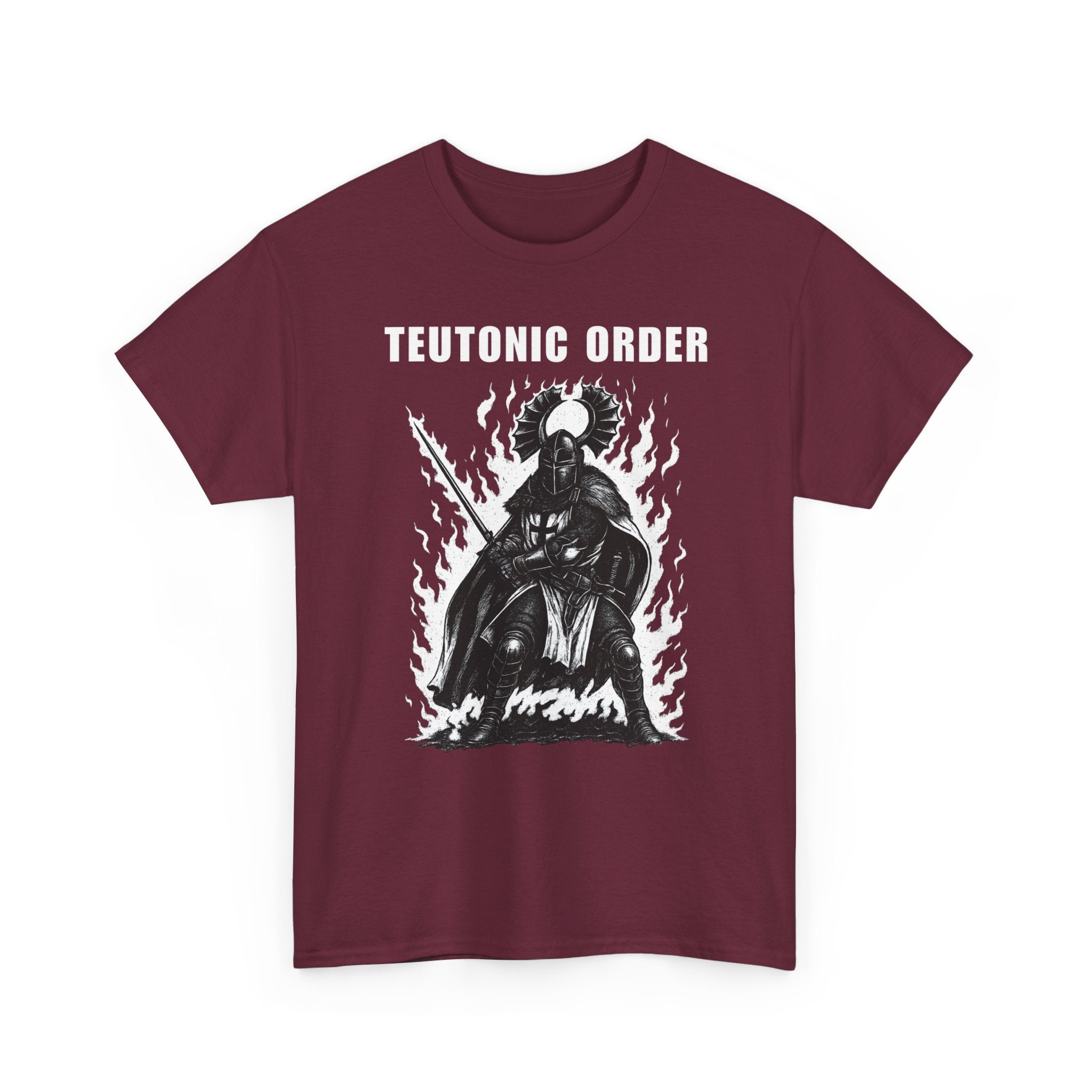 Teutonic Order Graphic Tee, Unisex Heavy Cotton Shirt