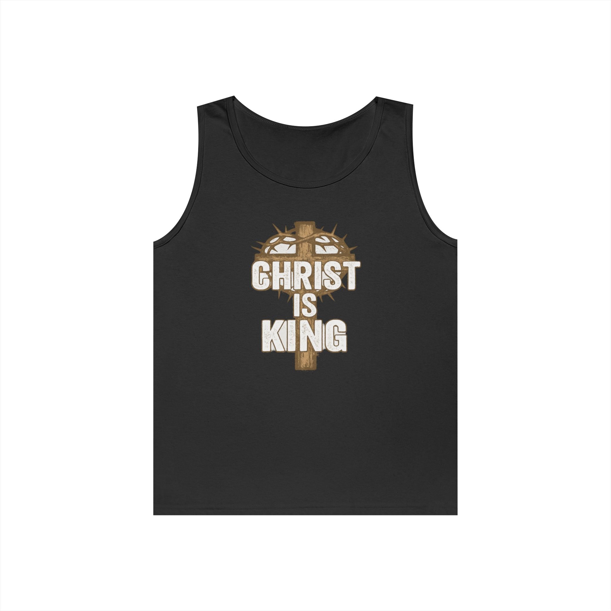 Christ is King Unisex Heavy Cotton Tank Top