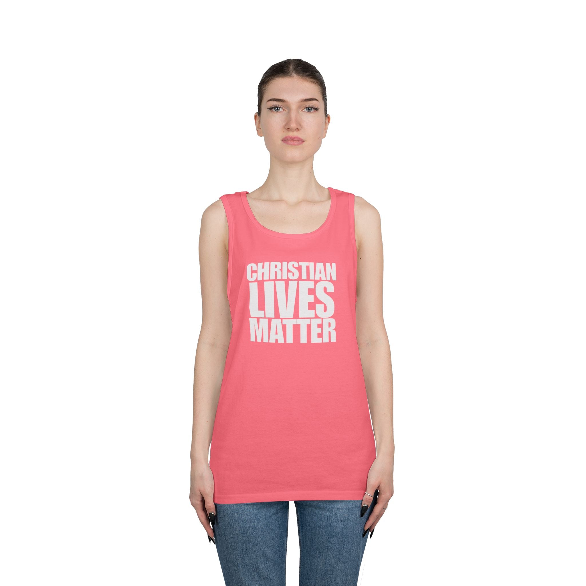 Christian Lives Matter Heavy Cotton Tank Top