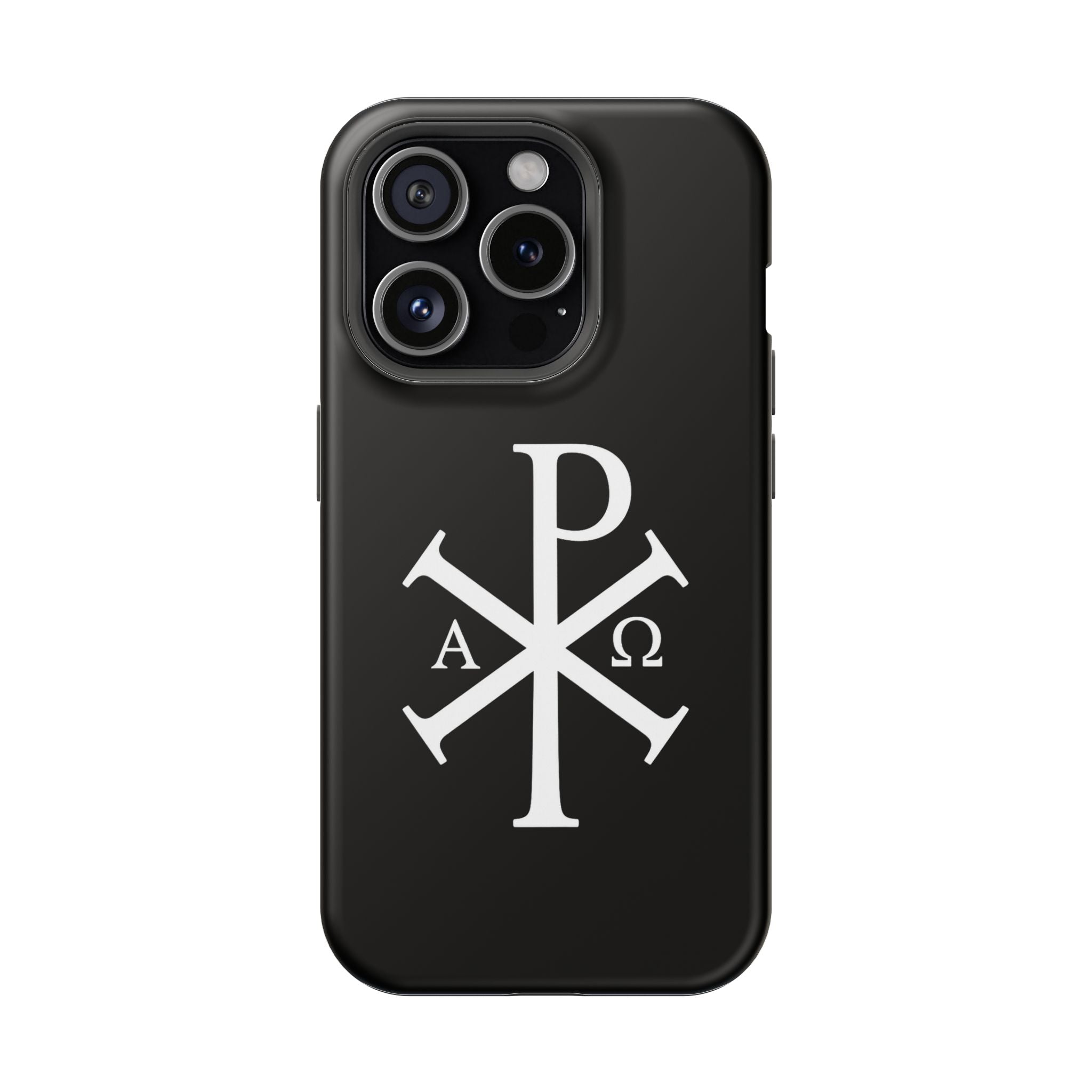 Pi Chi Rho White Design Magnetic Impact-Resistant Cases