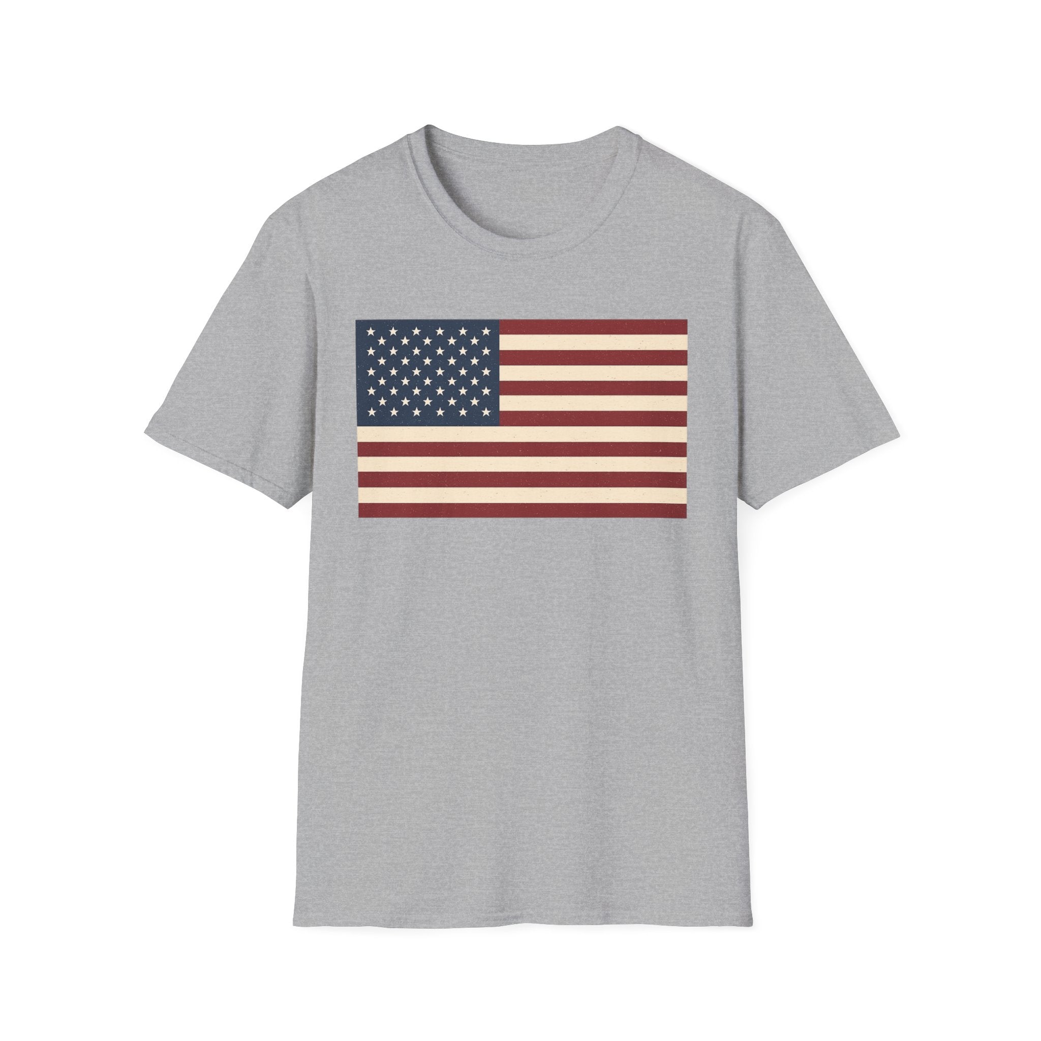 American Flag Softstyle Cotton Shirt T-Shirt