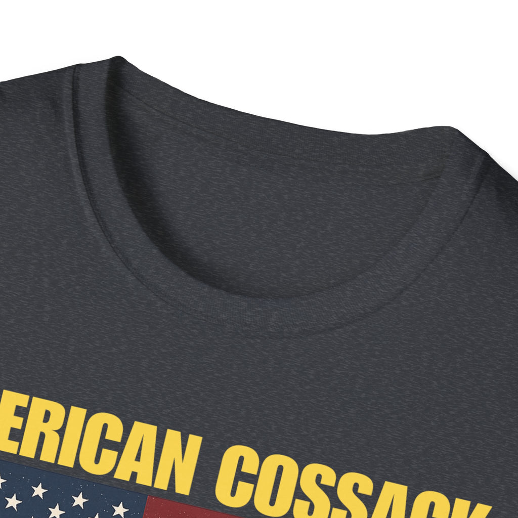 Patriotic American Cossack Alt Design Softstyle T-Shirt