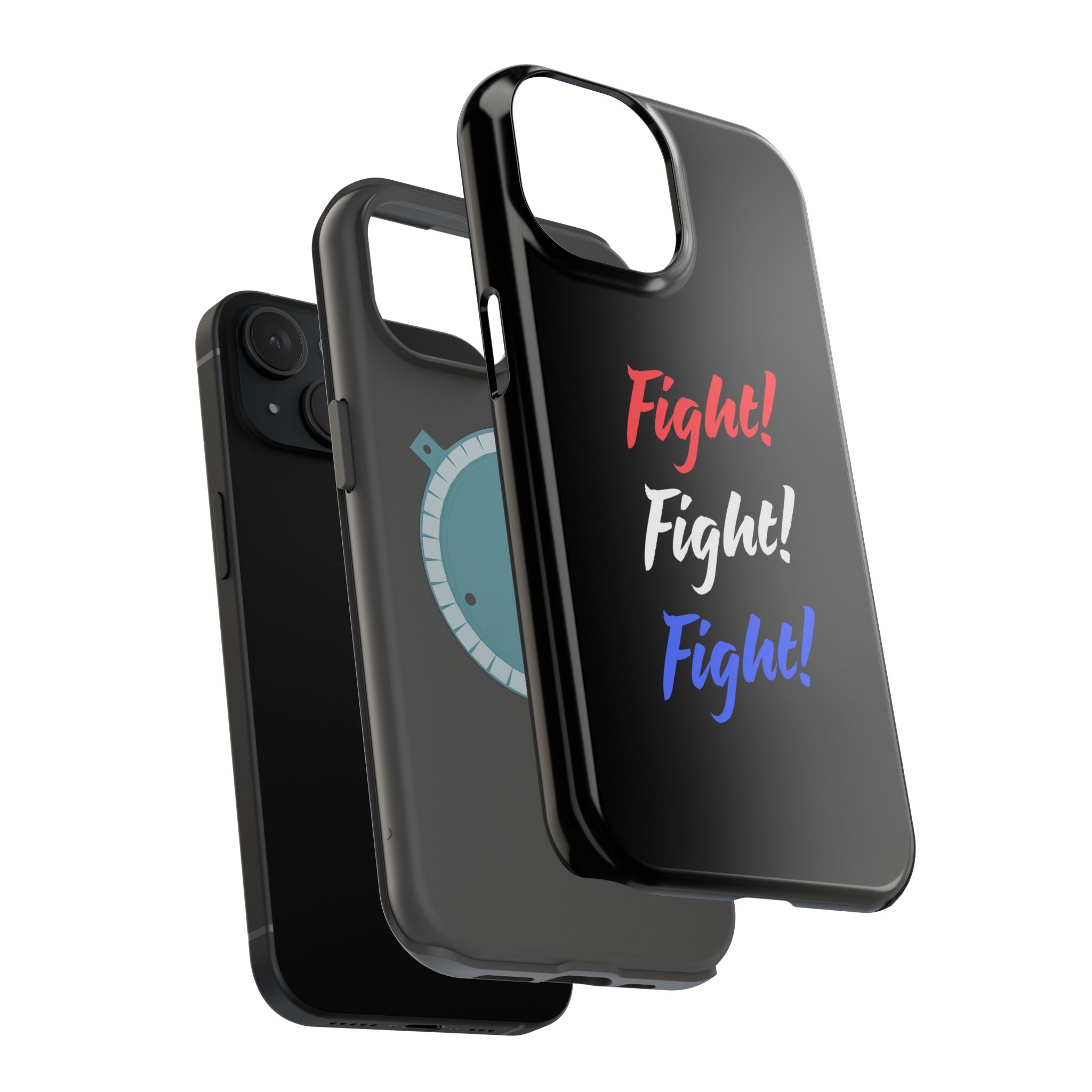 Magnetic Phone Cases, Motivational Phone Cover, Fight! Fight! Fight! Case, Personalized Phone Accessory, Unique Gift for Fighters