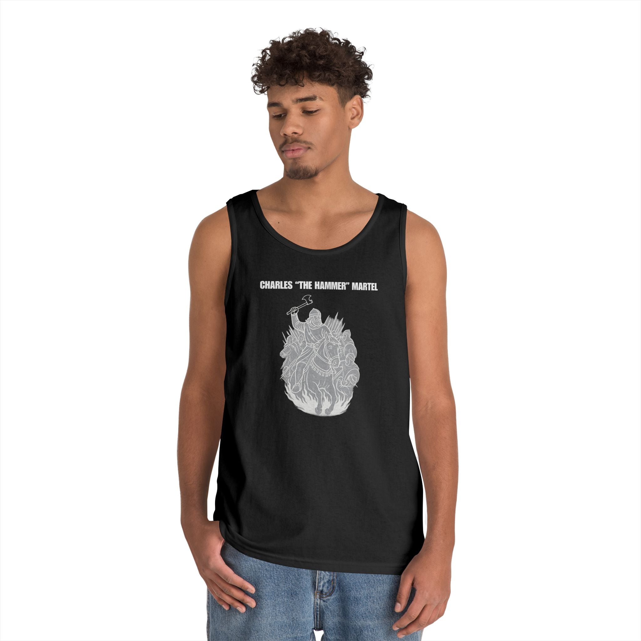 Charles "The Hammer" Martel Heavy Cotton Tank Top