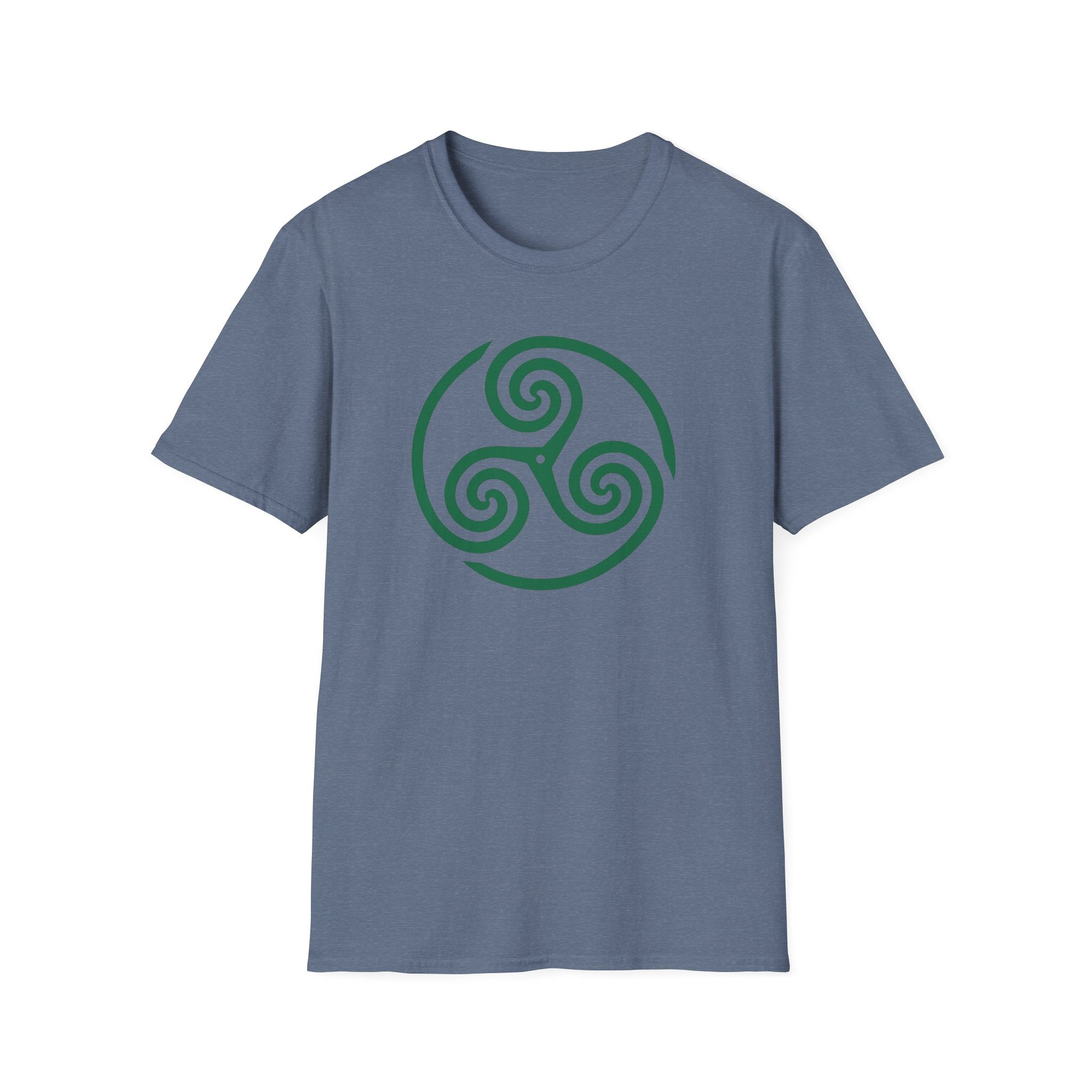 Celtic Spiral Triskele Symbol Alt Design White T-Shirt