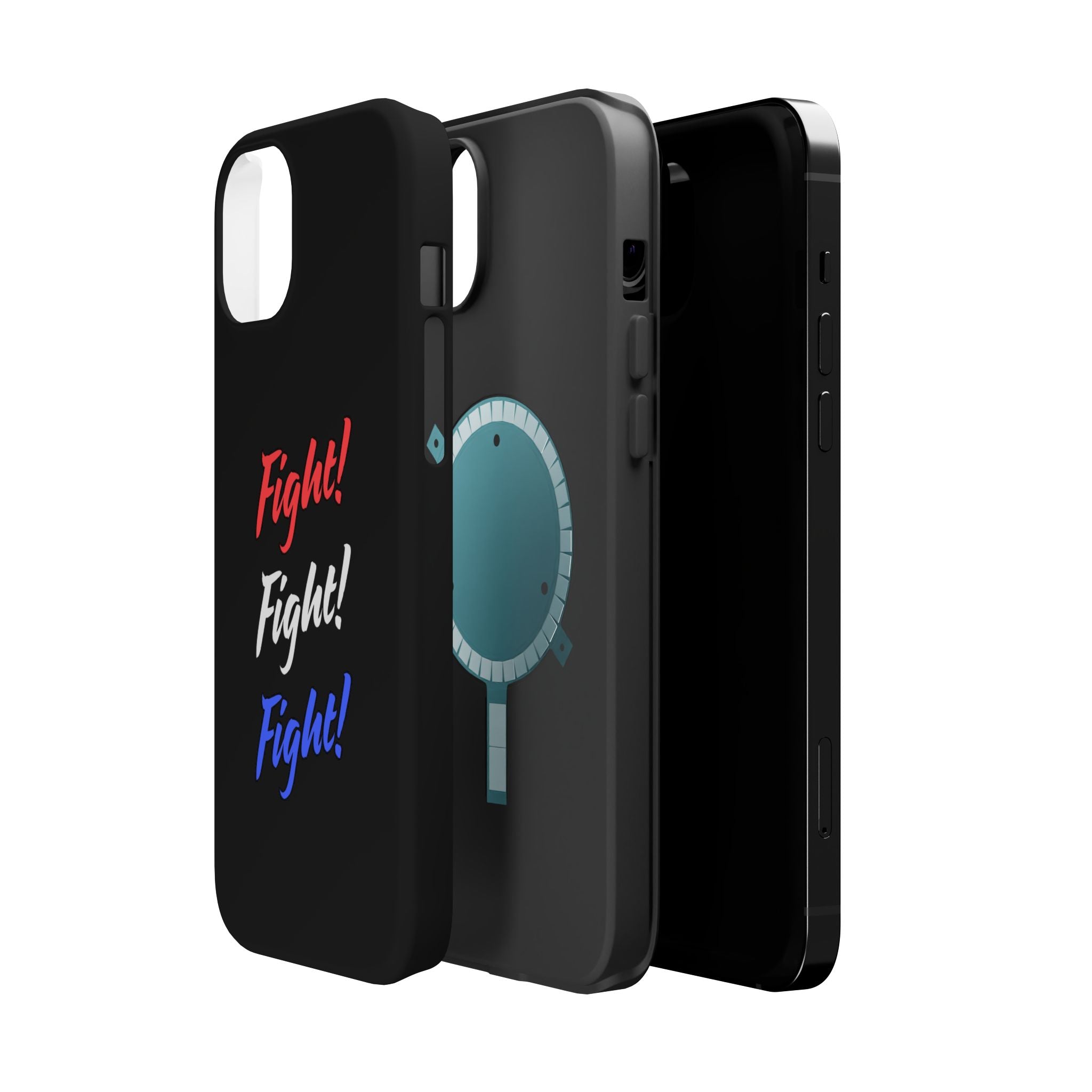 Magnetic Phone Cases, Motivational Phone Cover, Fight! Fight! Fight! Case, Personalized Phone Accessory, Unique Gift for Fighters