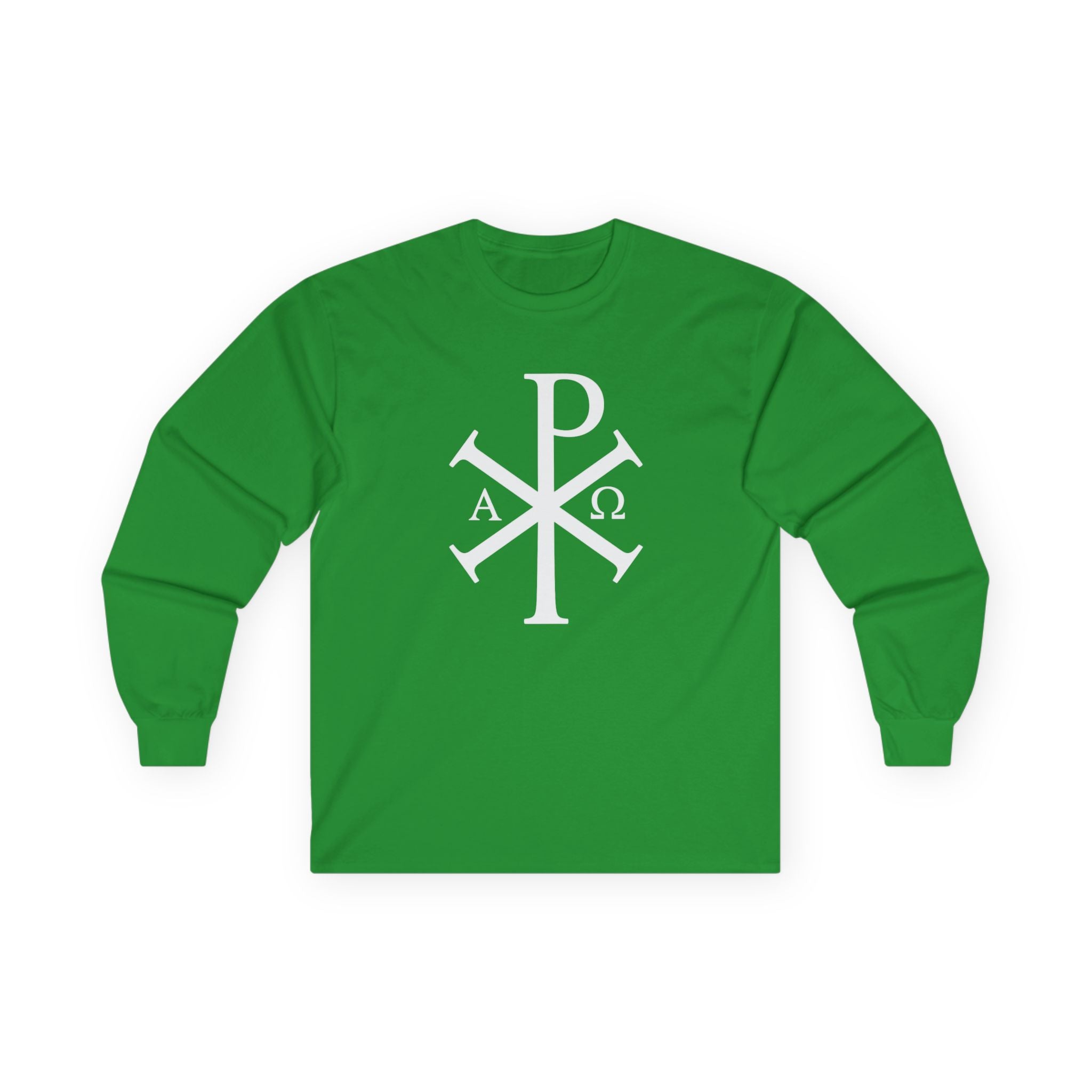 Stylish Long Sleeve T-Shirt with Pi Chi Rho Design