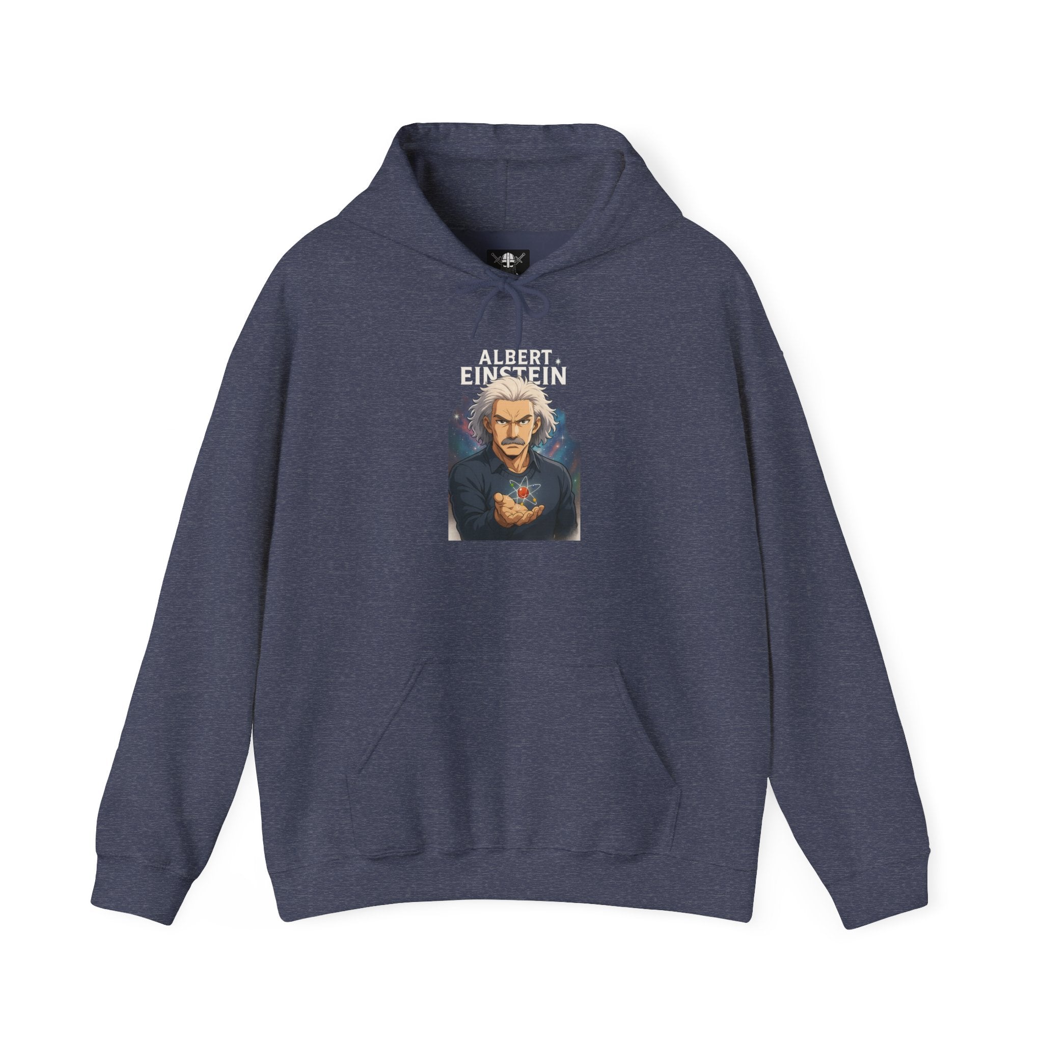 Albert Einstein Inspired Unisex Pull Over Hoodie, Albert Einstein Sweatshirt