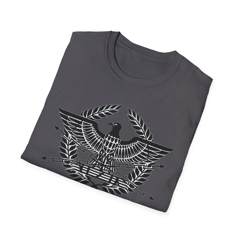 Roman Eagle SPQR Black Design Softstyle T-Shirt