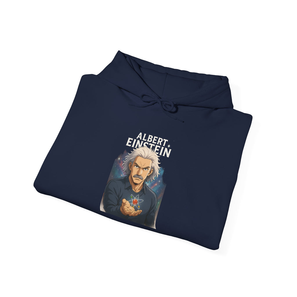 Albert Einstein Inspired Unisex Pull Over Hoodie, Albert Einstein Sweatshirt