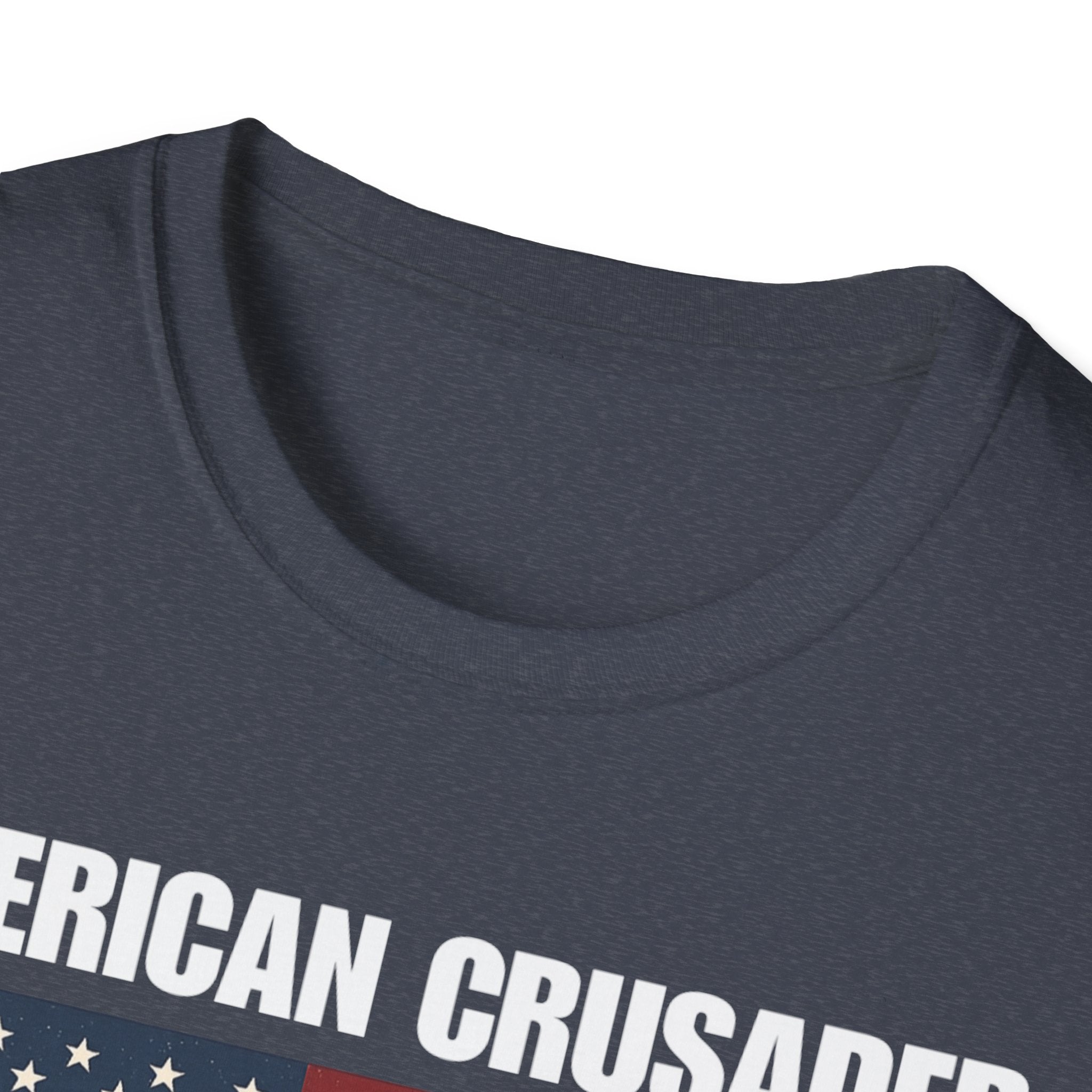 American Crusader Alt Color Design Softstyle Cotton T-Shirt