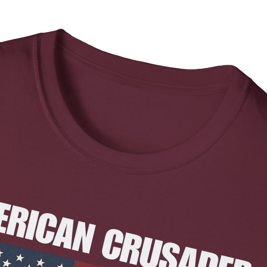 American Crusader Alt Color Design Softstyle Cotton T-Shirt