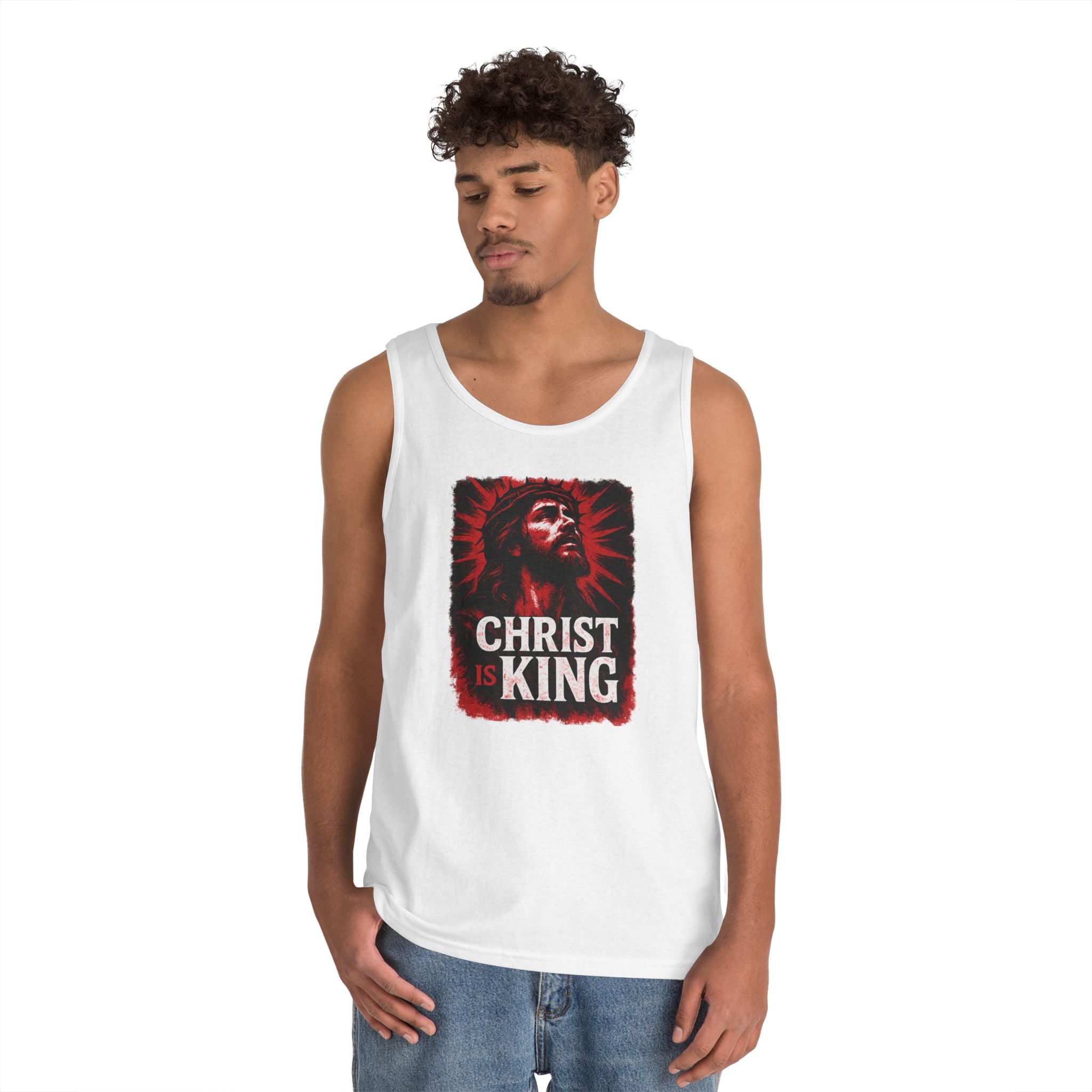 Christ is King Tank Top Alt Design