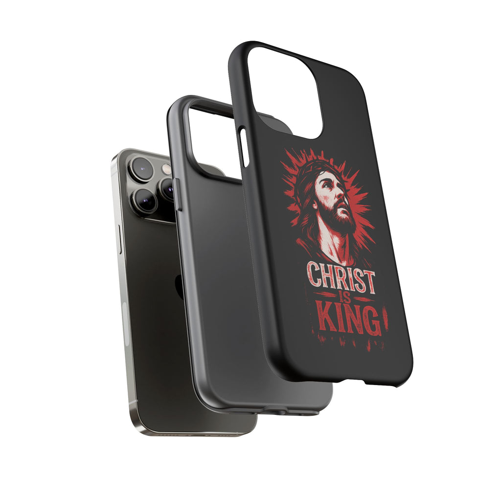 Christ is King Phone Case, Tough Phone Cover for Christian Faith