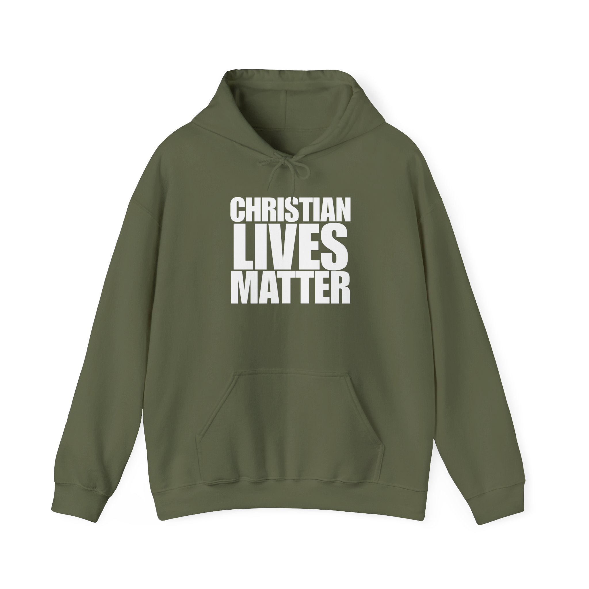 Christian Lives Matter Pull Over Hoodie Sweatshirt
