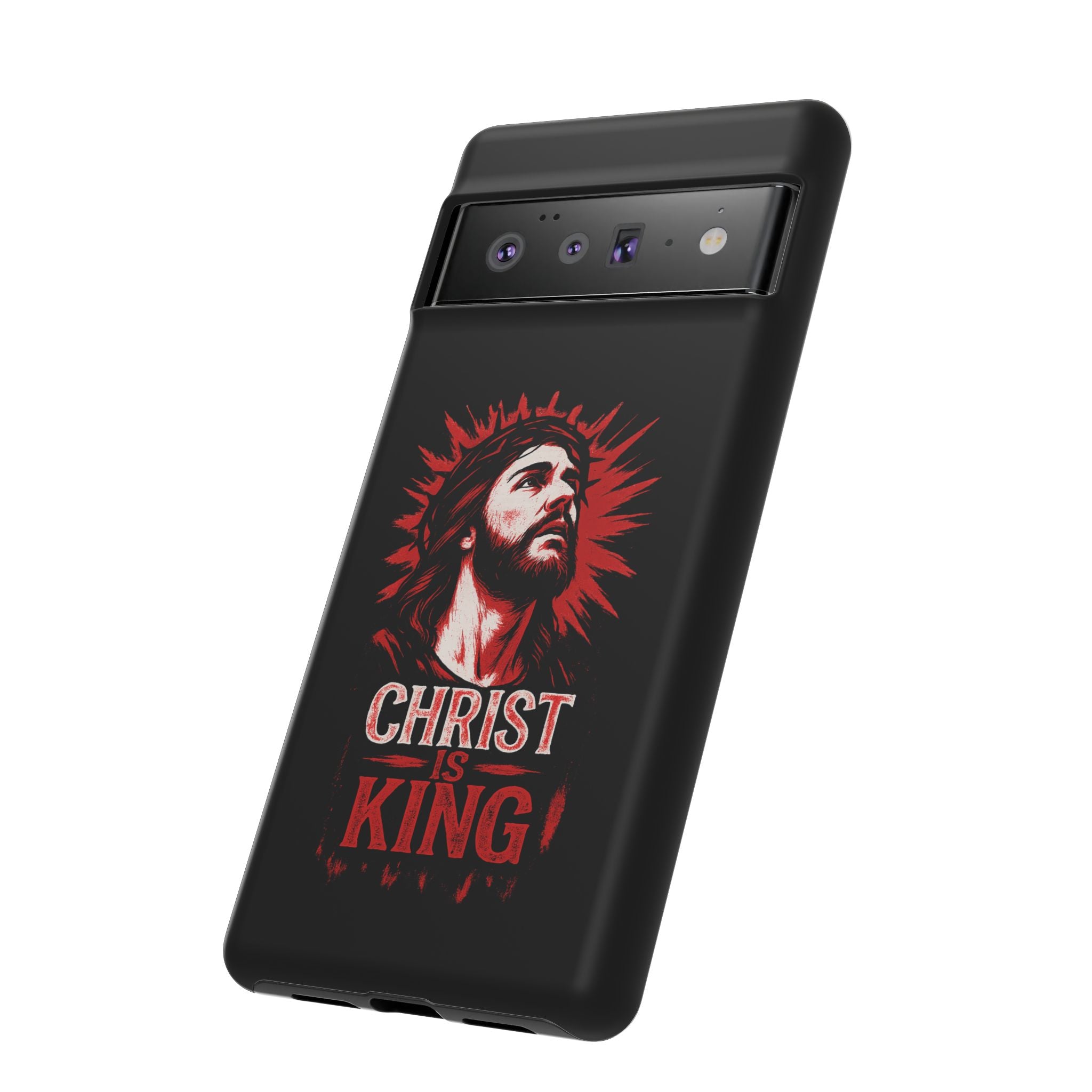 Christ is King Phone Case, Tough Phone Cover for Christian Faith