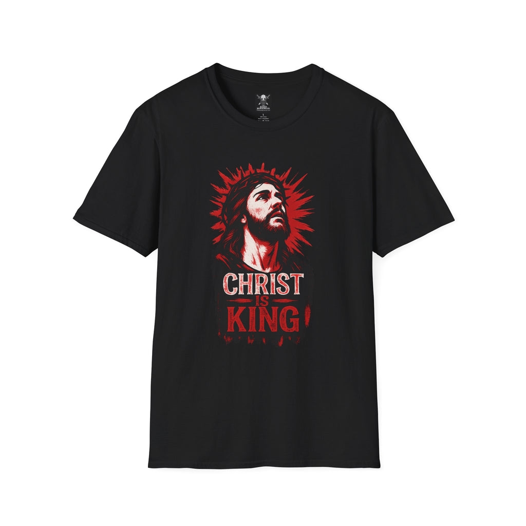 Christ is King Unisex Softstyle T-Shirt, Christian Tee