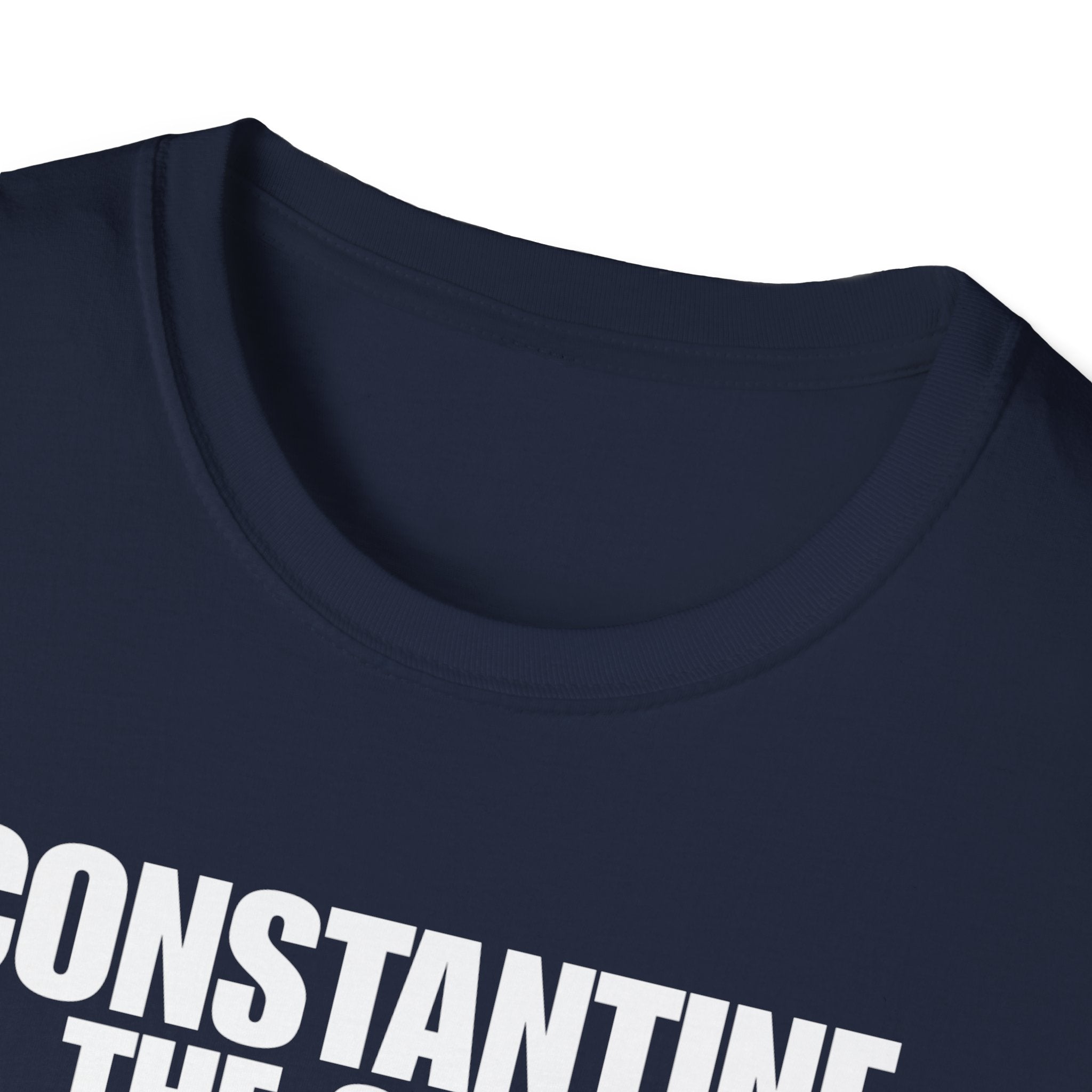 Constantine the Great White Design Unisex Softstyle T-Shirt