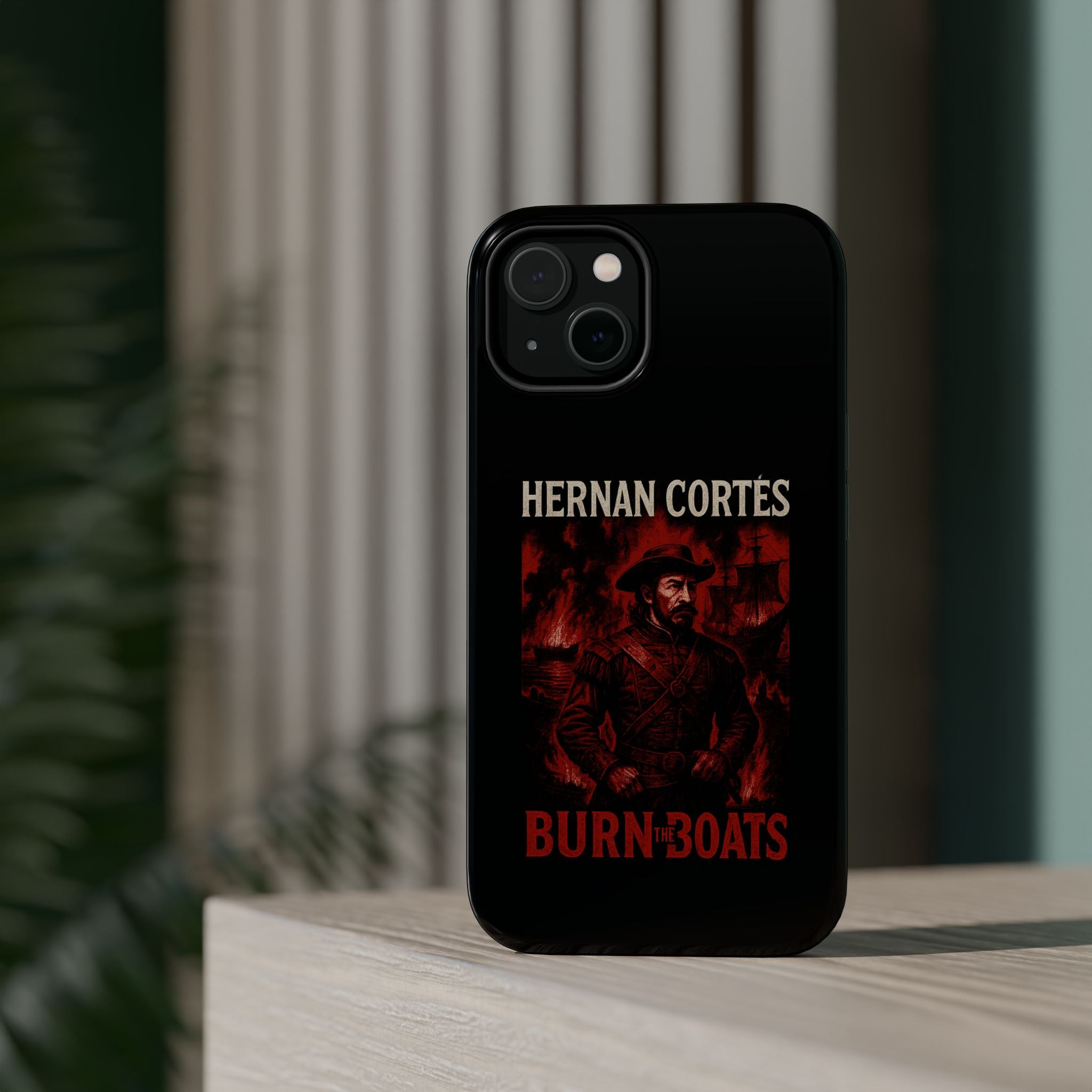 Hernan Cortes Impact-Resistant Magnetic Phone Case