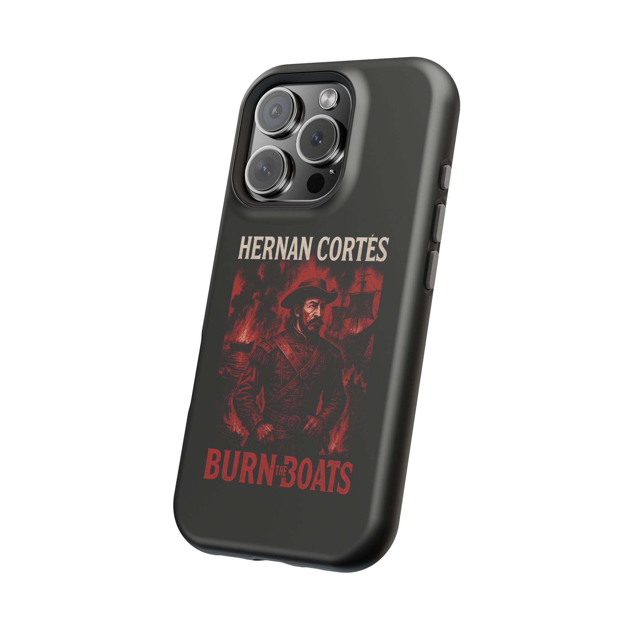 Hernan Cortes Impact-Resistant Magnetic Phone Case