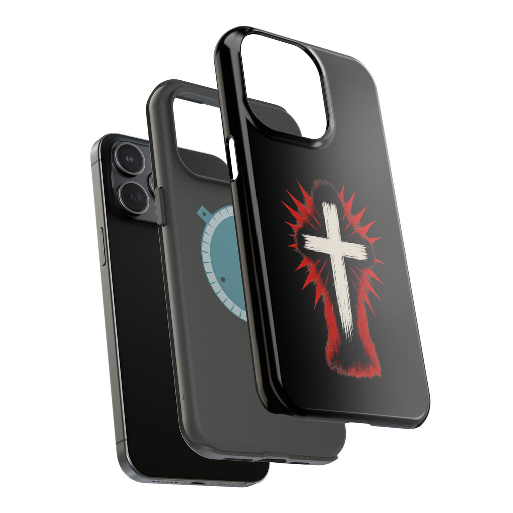 Crucifix Magnetic Impact Resistant Phone Case