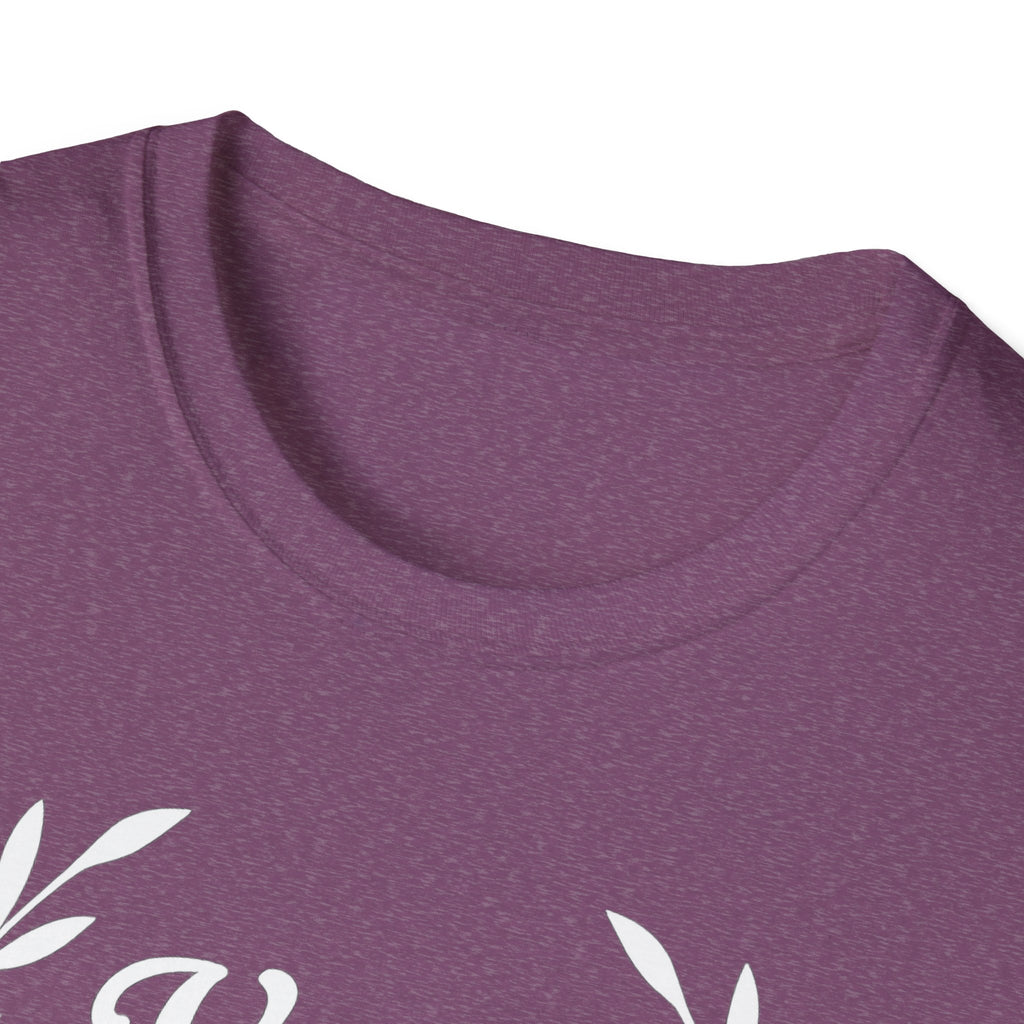 Veni Vidi Vici White Text Unisex  Softstyle T-Shirt