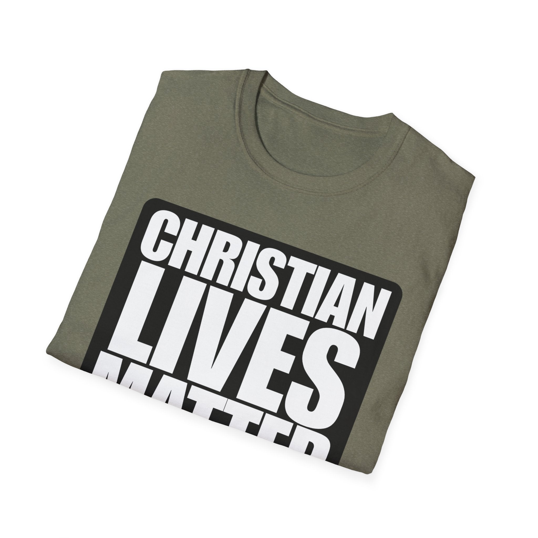 Christian Lives Matter Alt Design Heavy Cotton Shirt T-Shirt