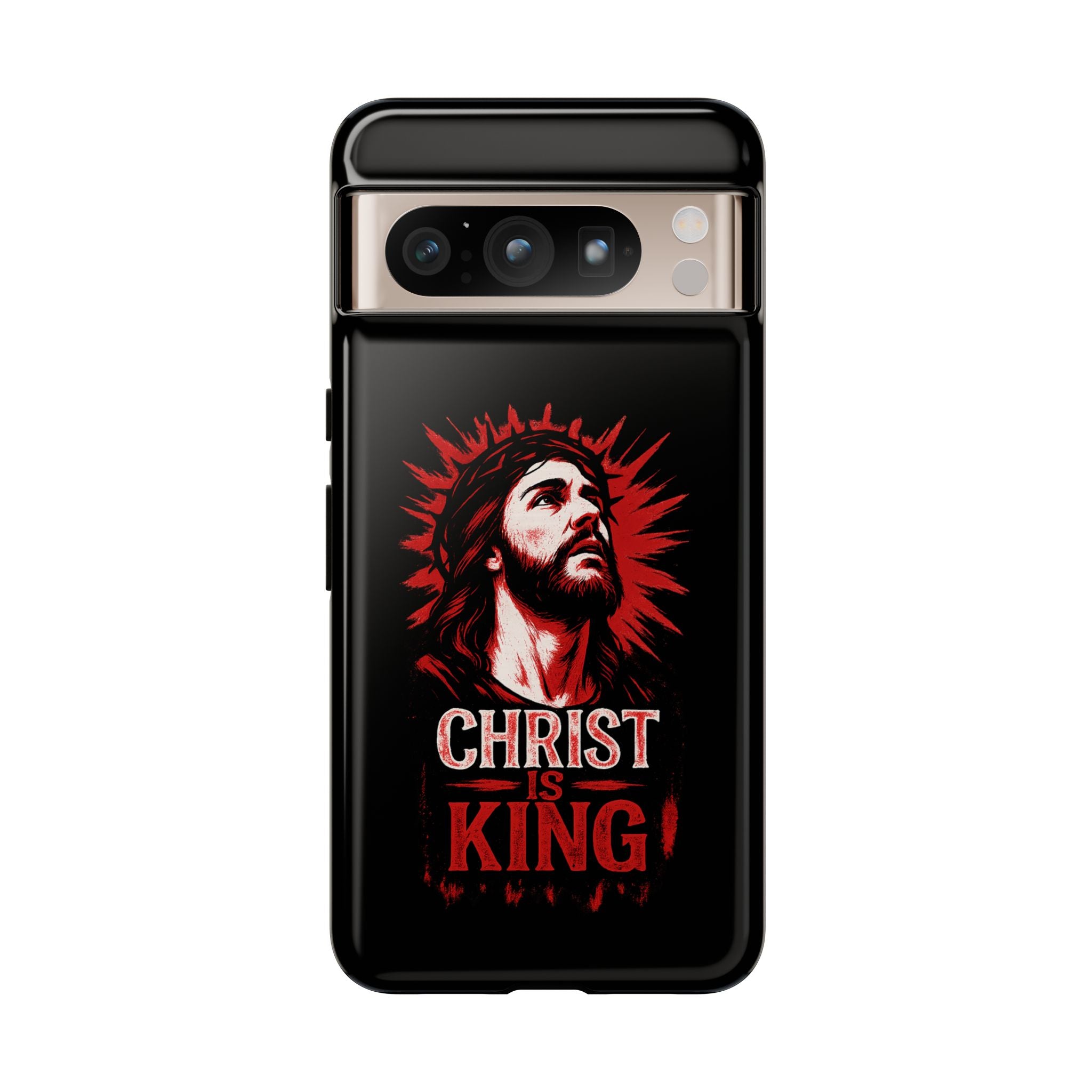 Christ is King Phone Case, Tough Phone Cover for Christian Faith