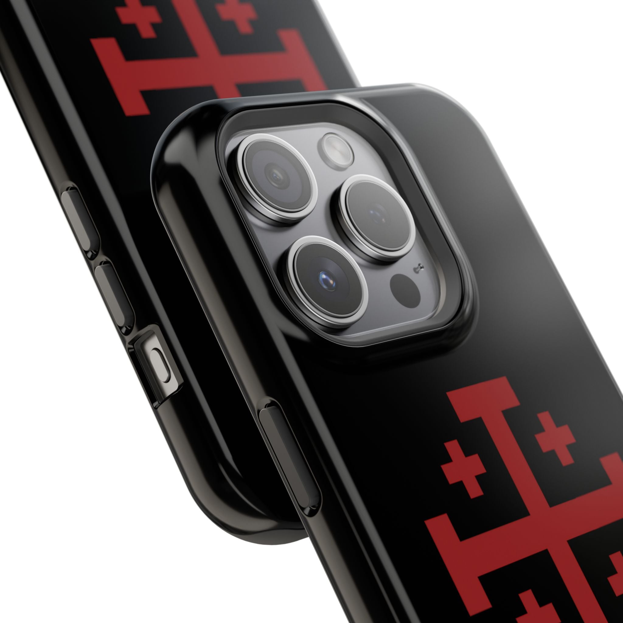 Cross Of Jerusalem Red Design Magnetic Impact-Resistant Cases