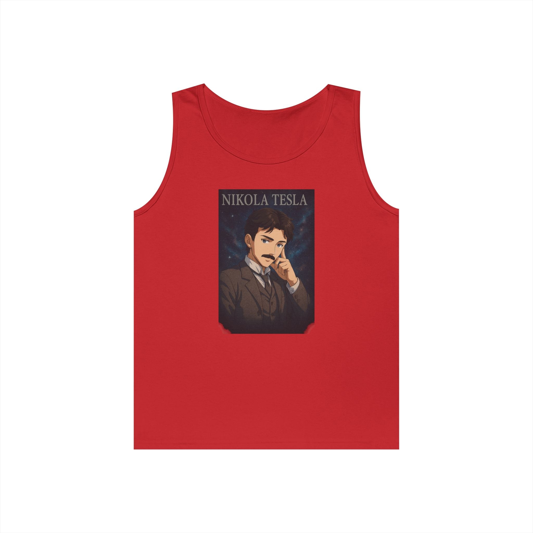 Nikola Tesla Unisex Heavy Cotton Tank Top