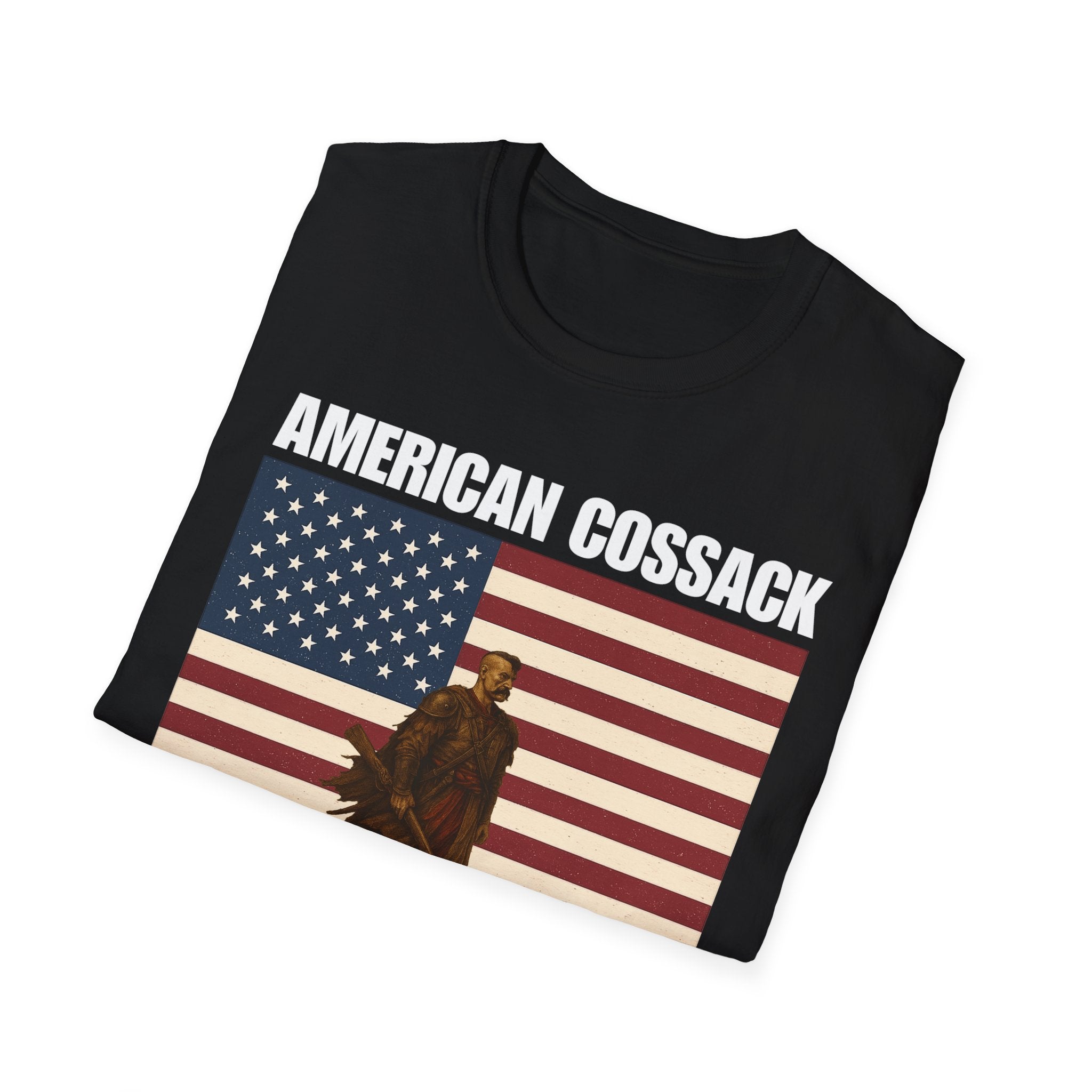 Patriotic American Cossack Softstyle T-Shirt