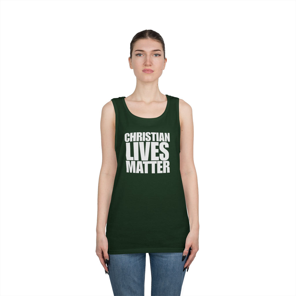 Christian Lives Matter Heavy Cotton Tank Top